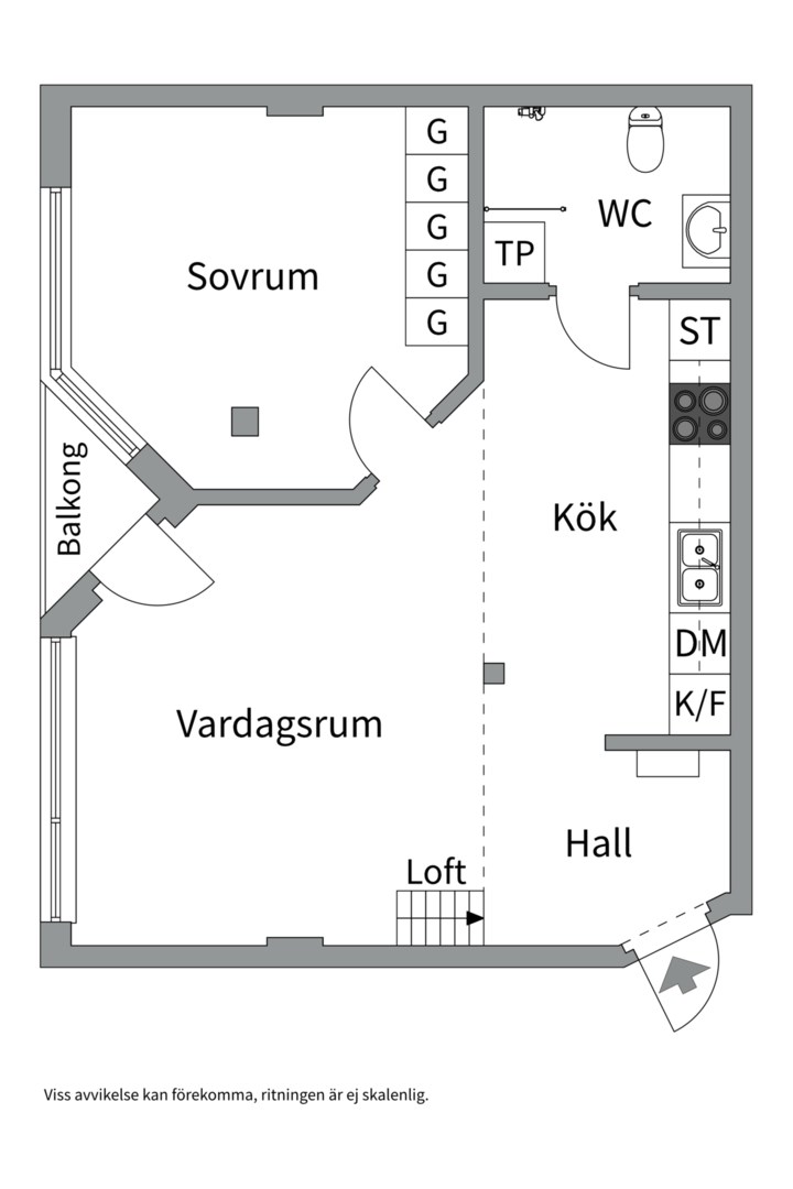 Planlösning från Stig Lindbergs Gata 17A, Till salu i Gustavsbergs - Porslinskvarteren, Värmdö