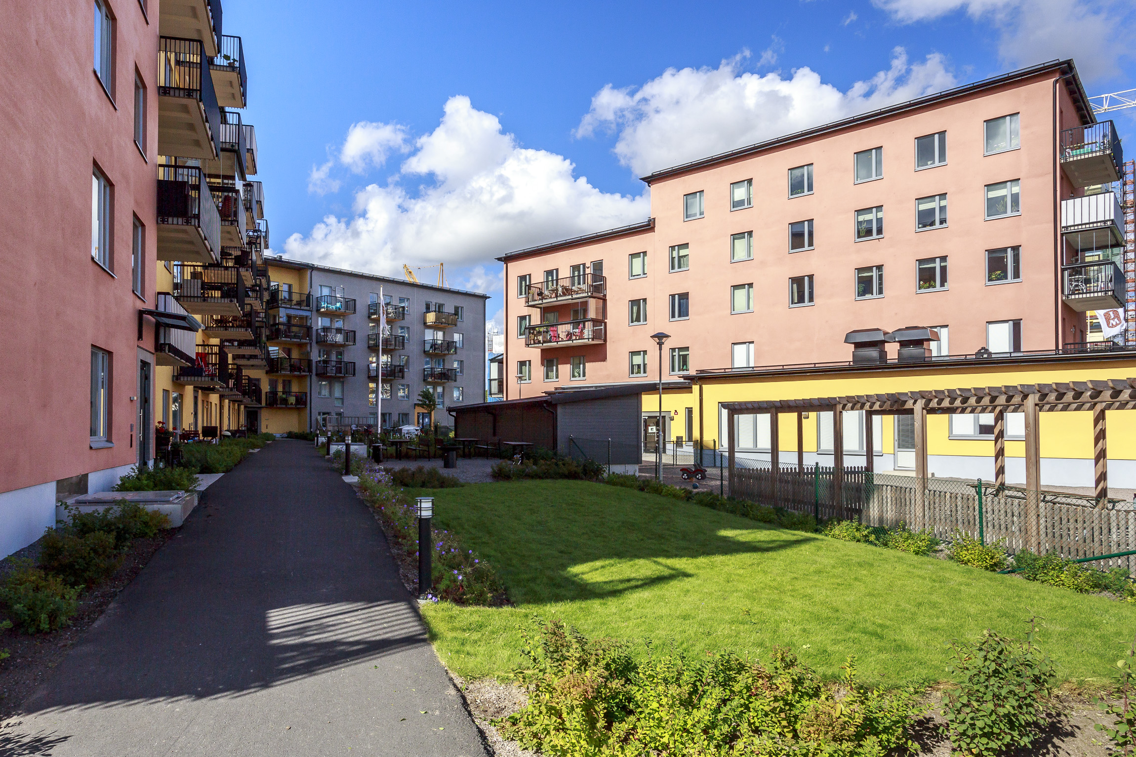 Bostadsbild från Gimogatan 13A, Kommande i Luthagen, Uppsala