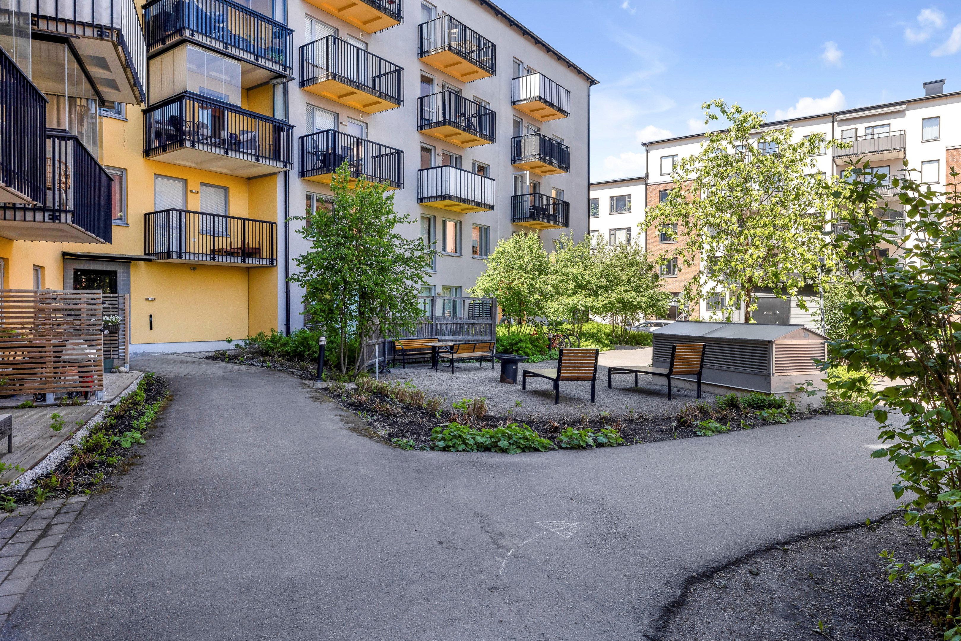Bostadsbild från Gimogatan 13A, Kommande i Luthagen, Uppsala