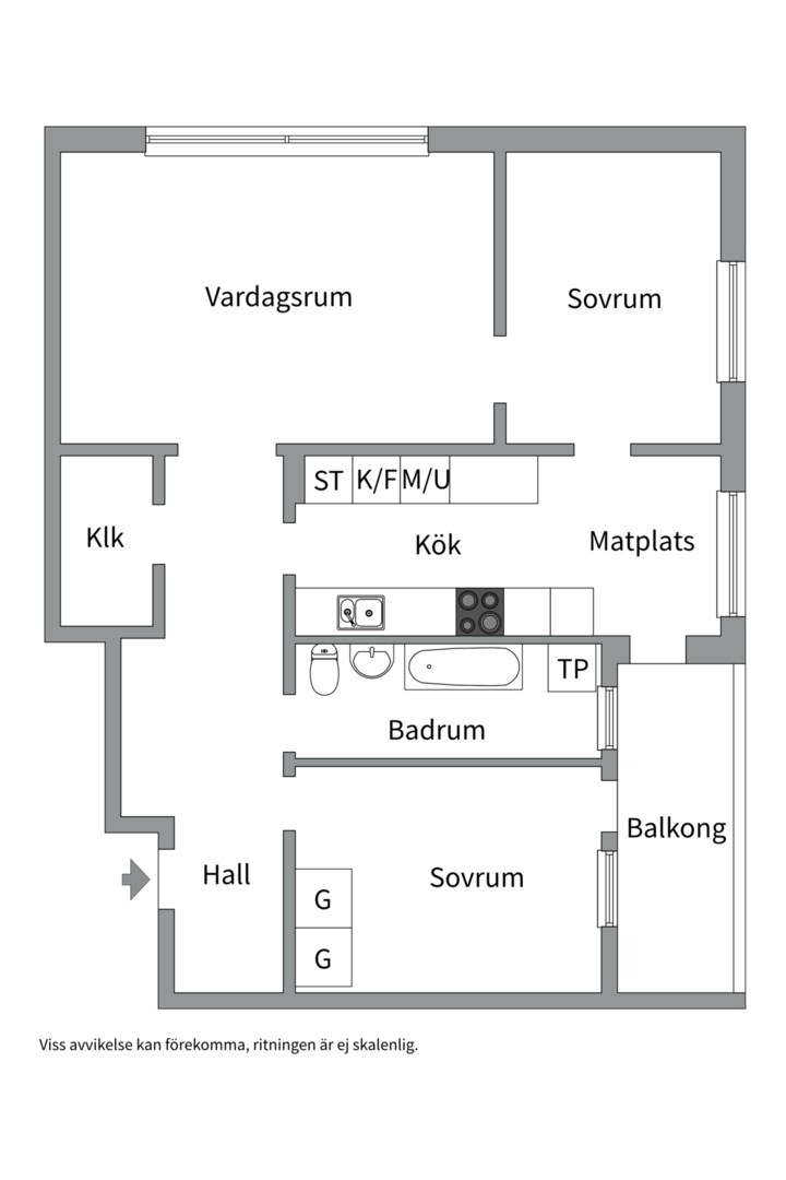 Planlösning från Fyrislundsgatan 38, Till salu i Årsta, Uppsala