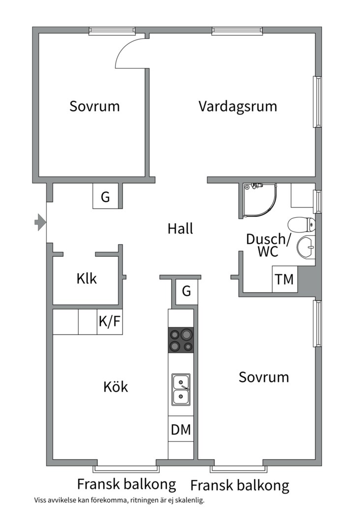 Planlösning från Grubbensringen 2, Såld i Kungsholmen - S:t Eriksområdet, Stockholm