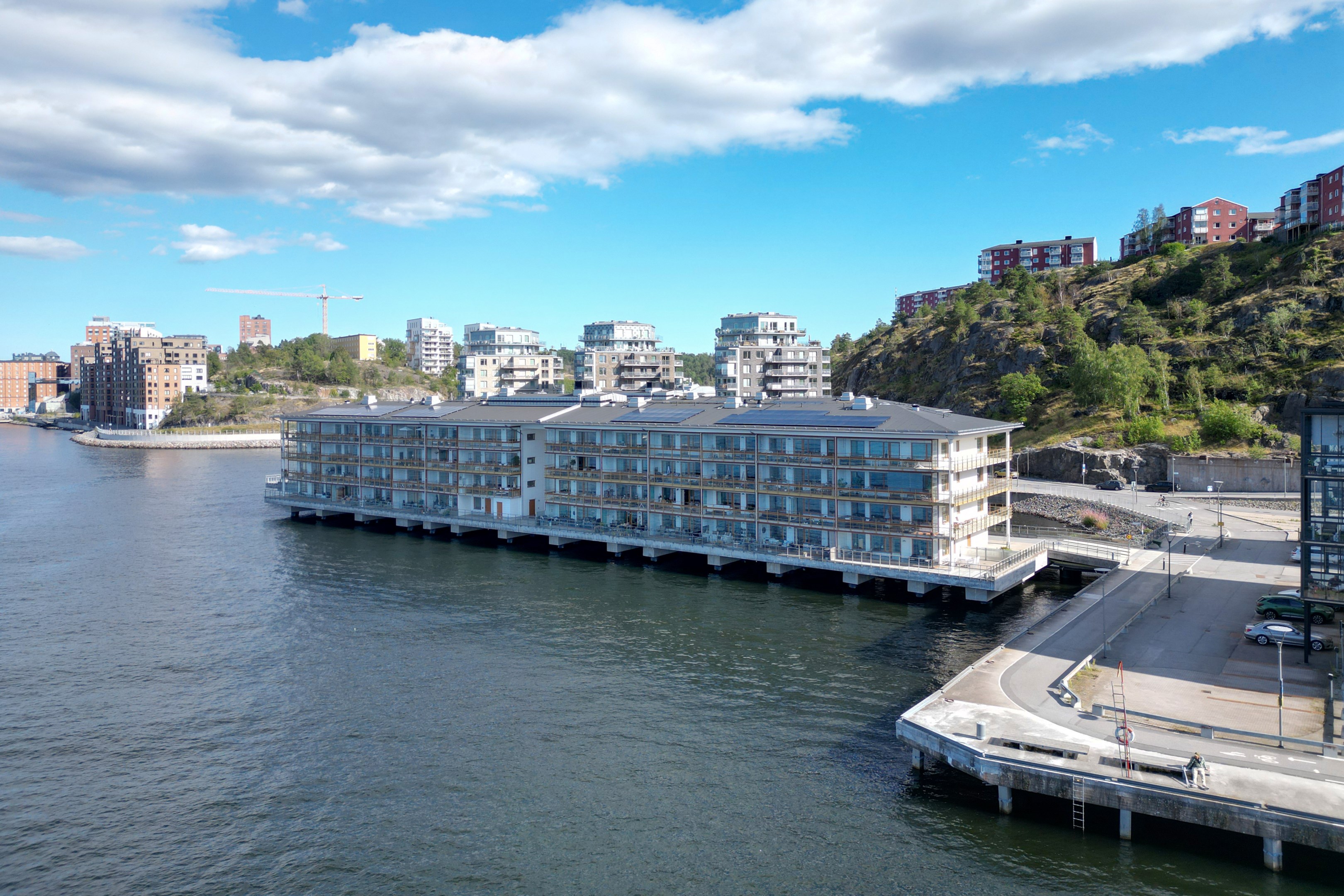 Bostadsbild från Finnboda kajväg 14E, Kommande i Finnboda Hamn, Nacka