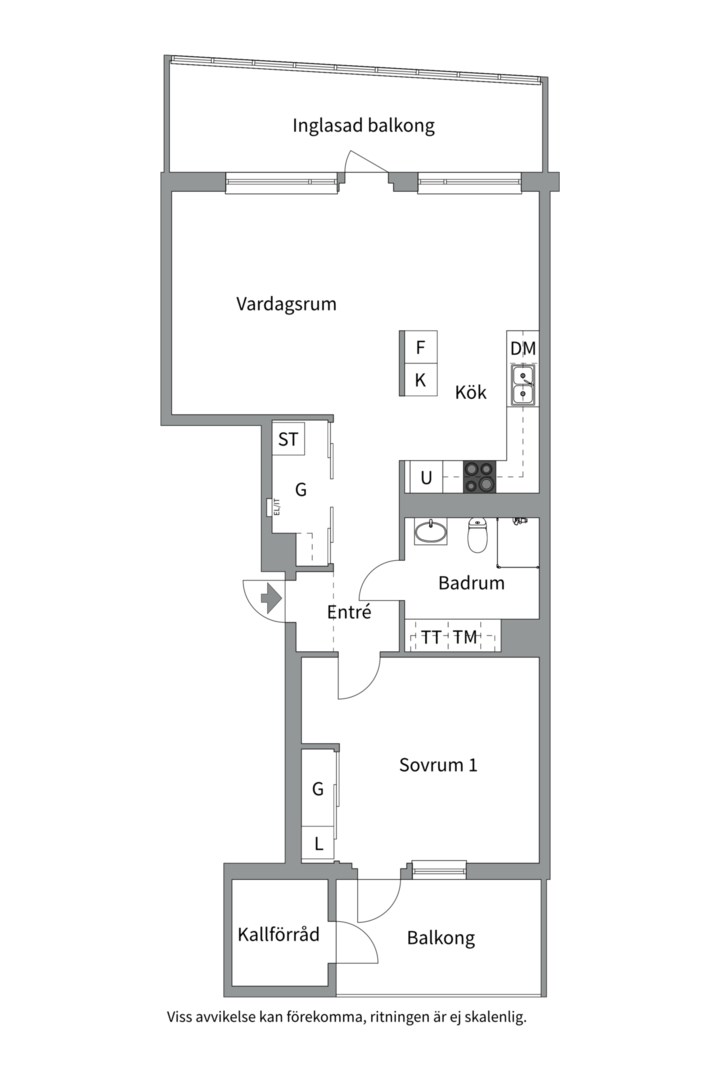 Planlösning från Finnboda kajväg 14E, Kommande i Finnboda Hamn, Nacka
