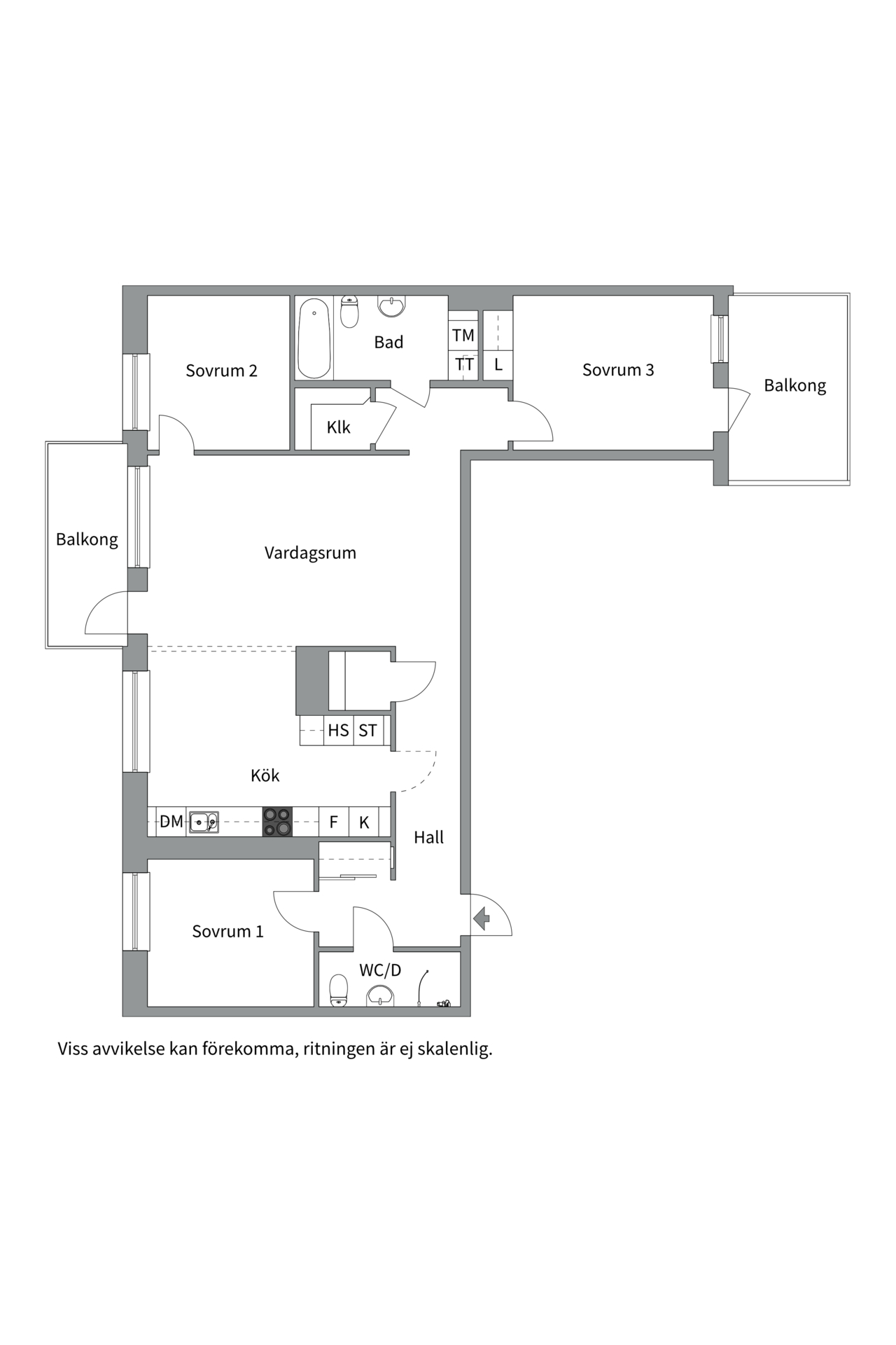 Bostadsbild från Eldkvarnsgatan 14, Kommande i Kungsängen, Uppsala