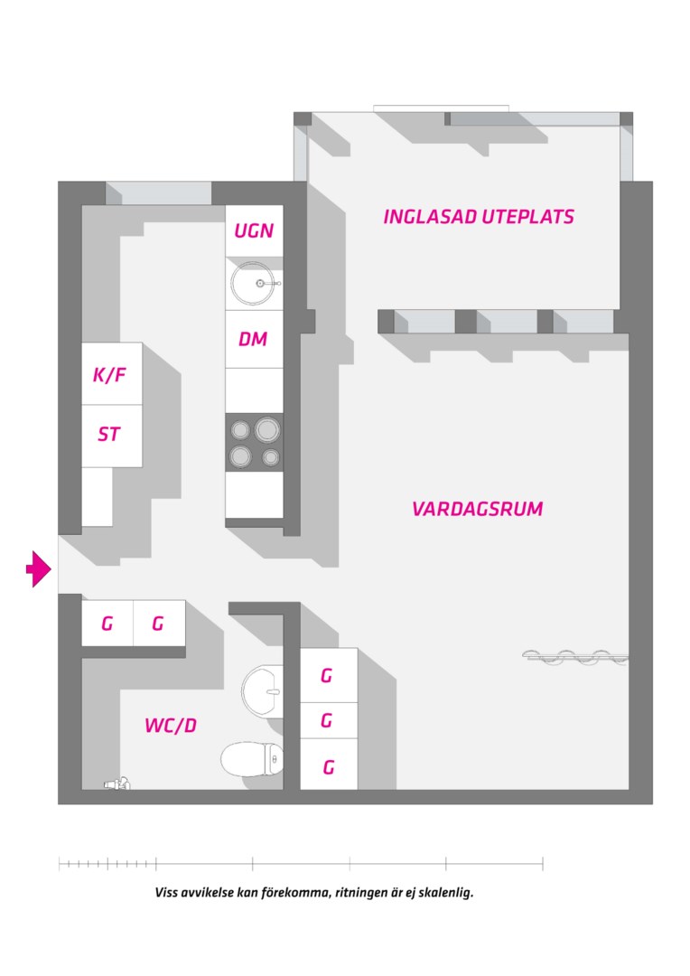 Planlösning från Bellmansgatan 168, Till salu i Bellman, Uppsala