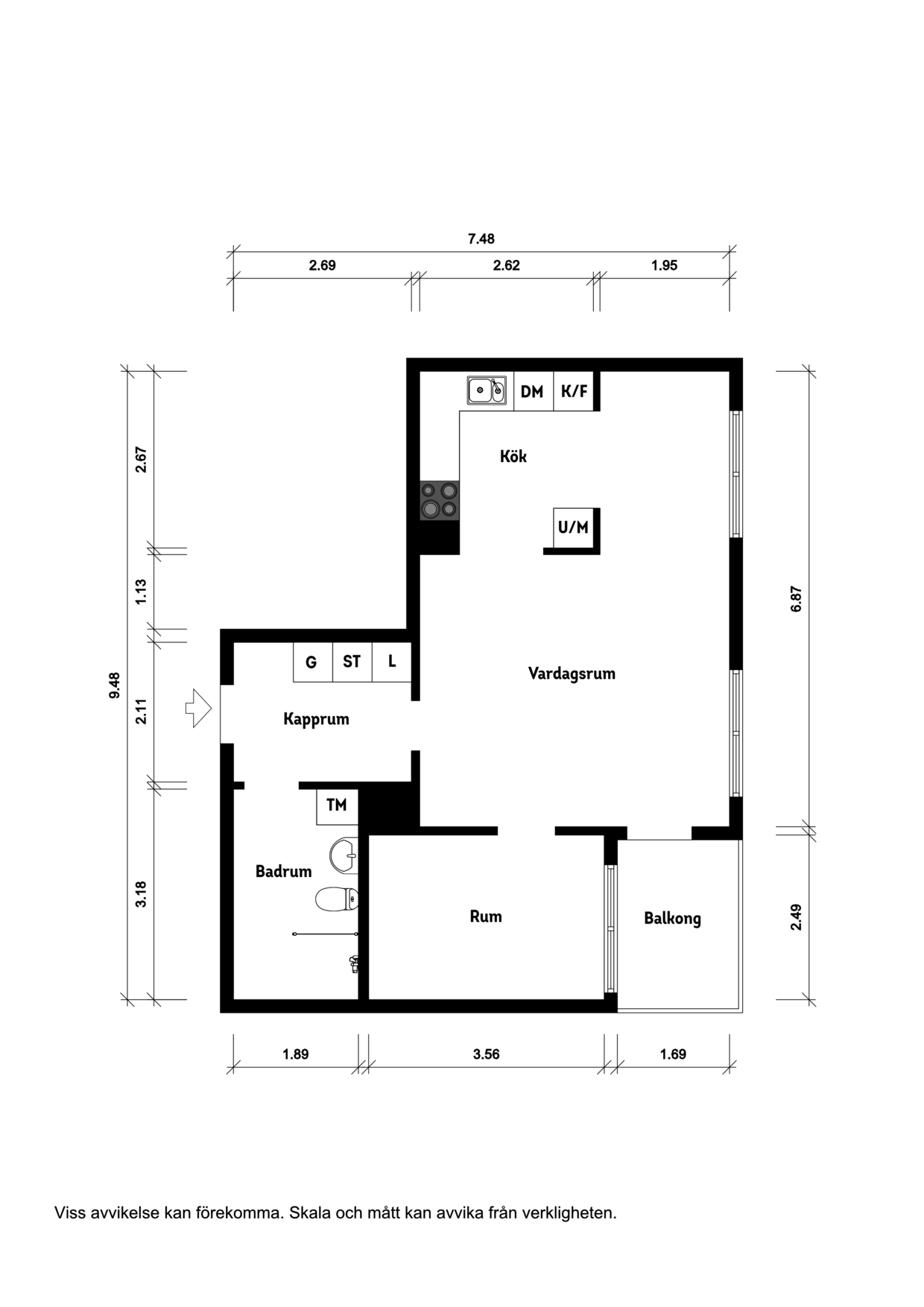 Bostadsbild från Liljeholmstorget 84, 1 tr, Kommande i Liljeholmen - Liljeholmskajen, Stockholm