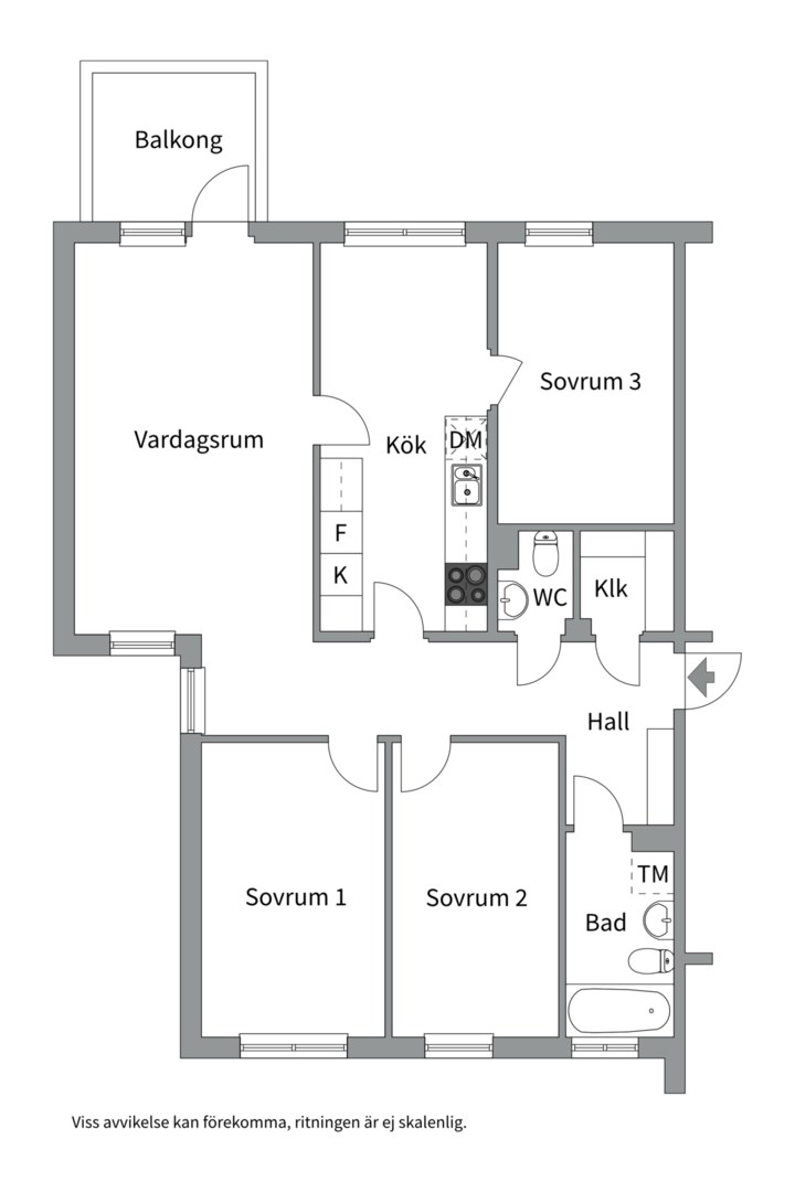 Planlösning från Diligensvägen 65, Till salu i Jarlaberg, Nacka