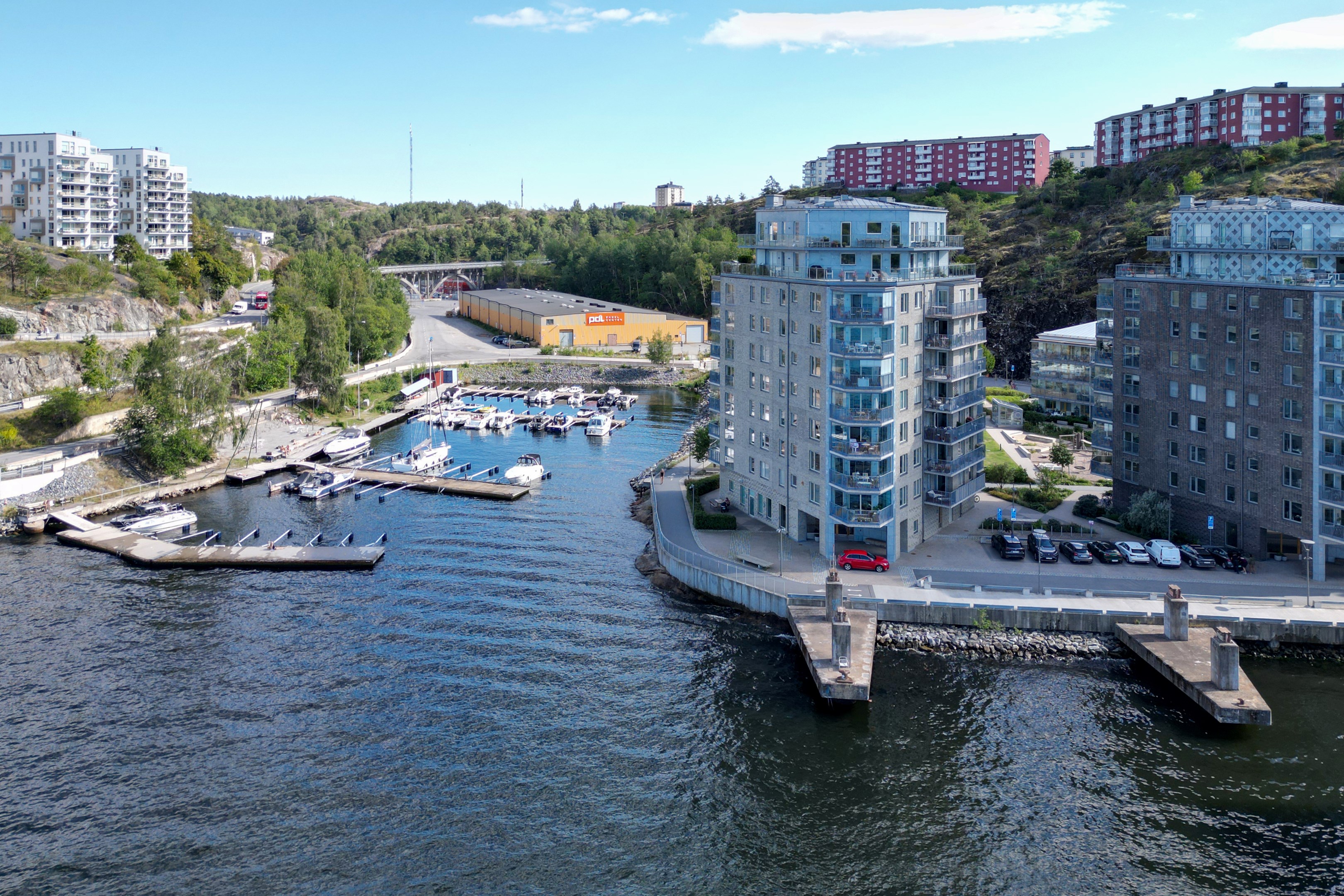 Bostadsbild från Kvarnholmsvägen 99, Kommande i Kvarnholmen, Nacka