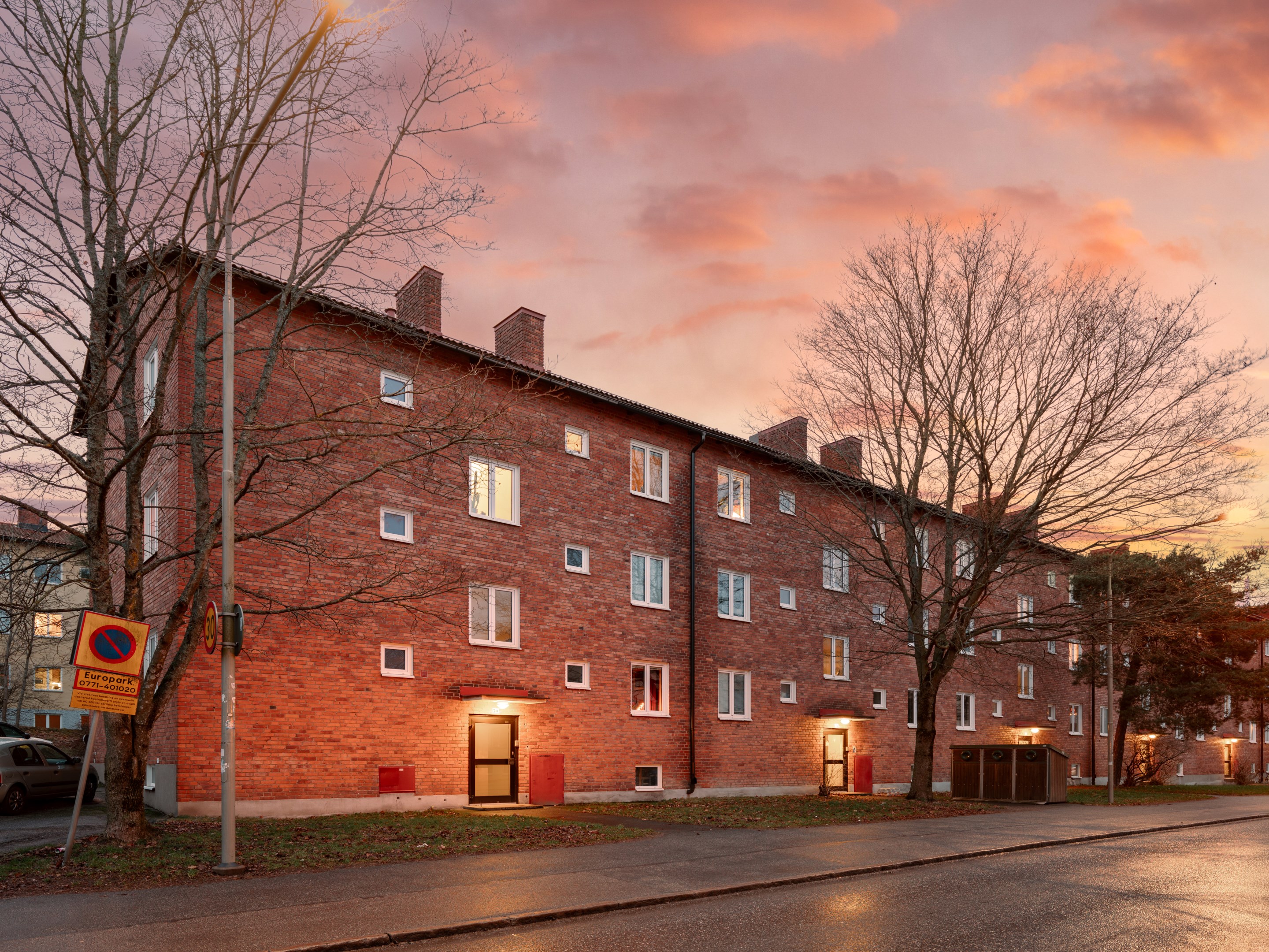 Bostadsbild från Sparbanksvägen 50, Kommande i Hägerstensåsen, Stockholm