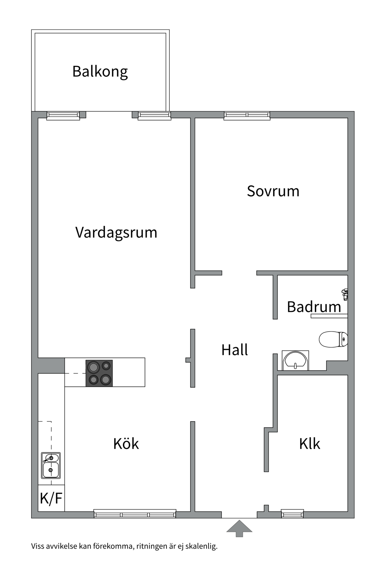 Bostadsbild från Vildrosgatan 55, Kommande i Önsta Gryta, Västerås