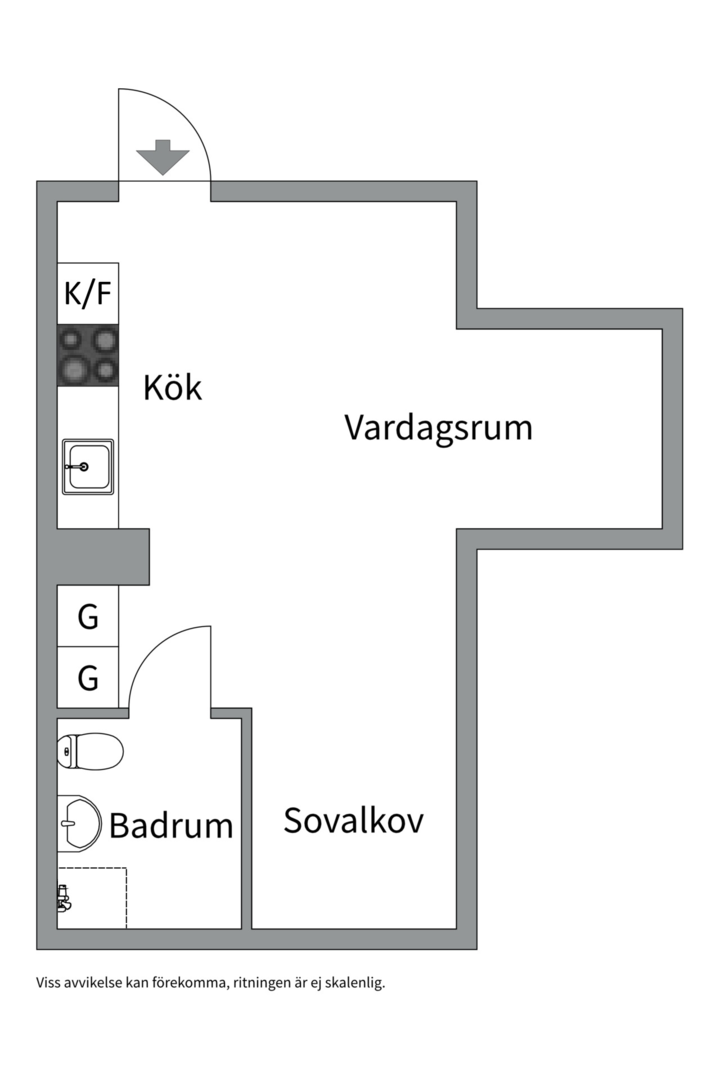 Planlösning från Hjalmar Brantingsgatan 3B, Till salu i Fålhagen, Uppsala