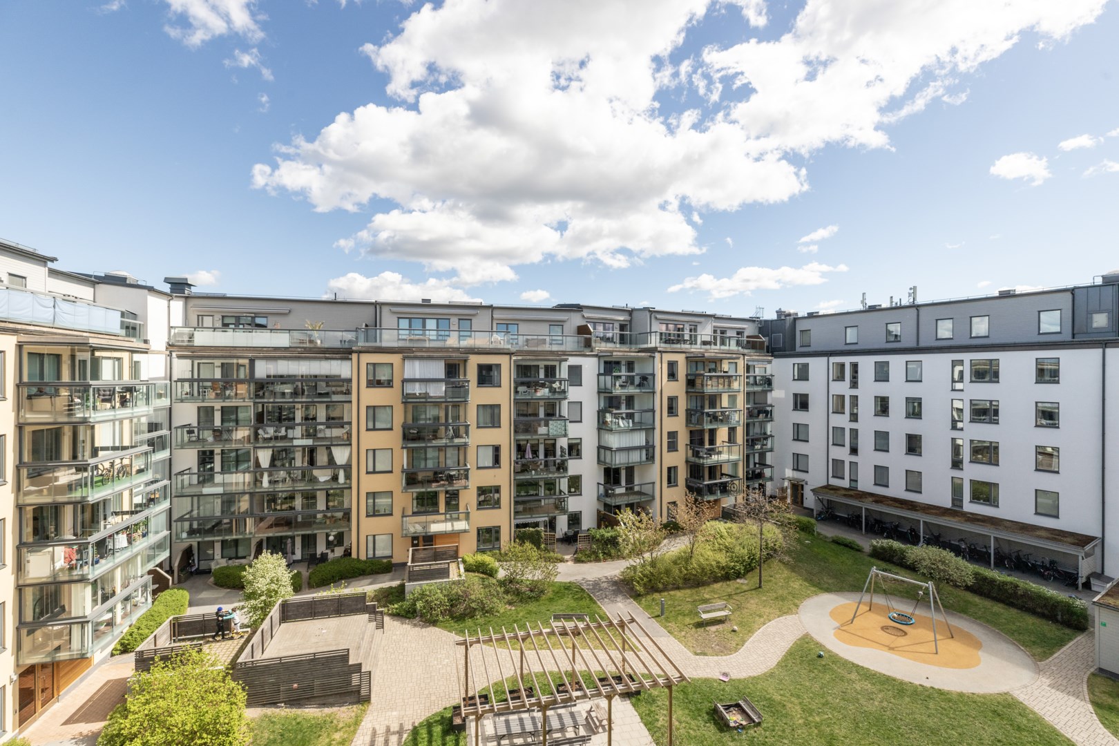 Bostadsbild från Våtmarksvägen 33, Kommande i Järvastaden, Solna