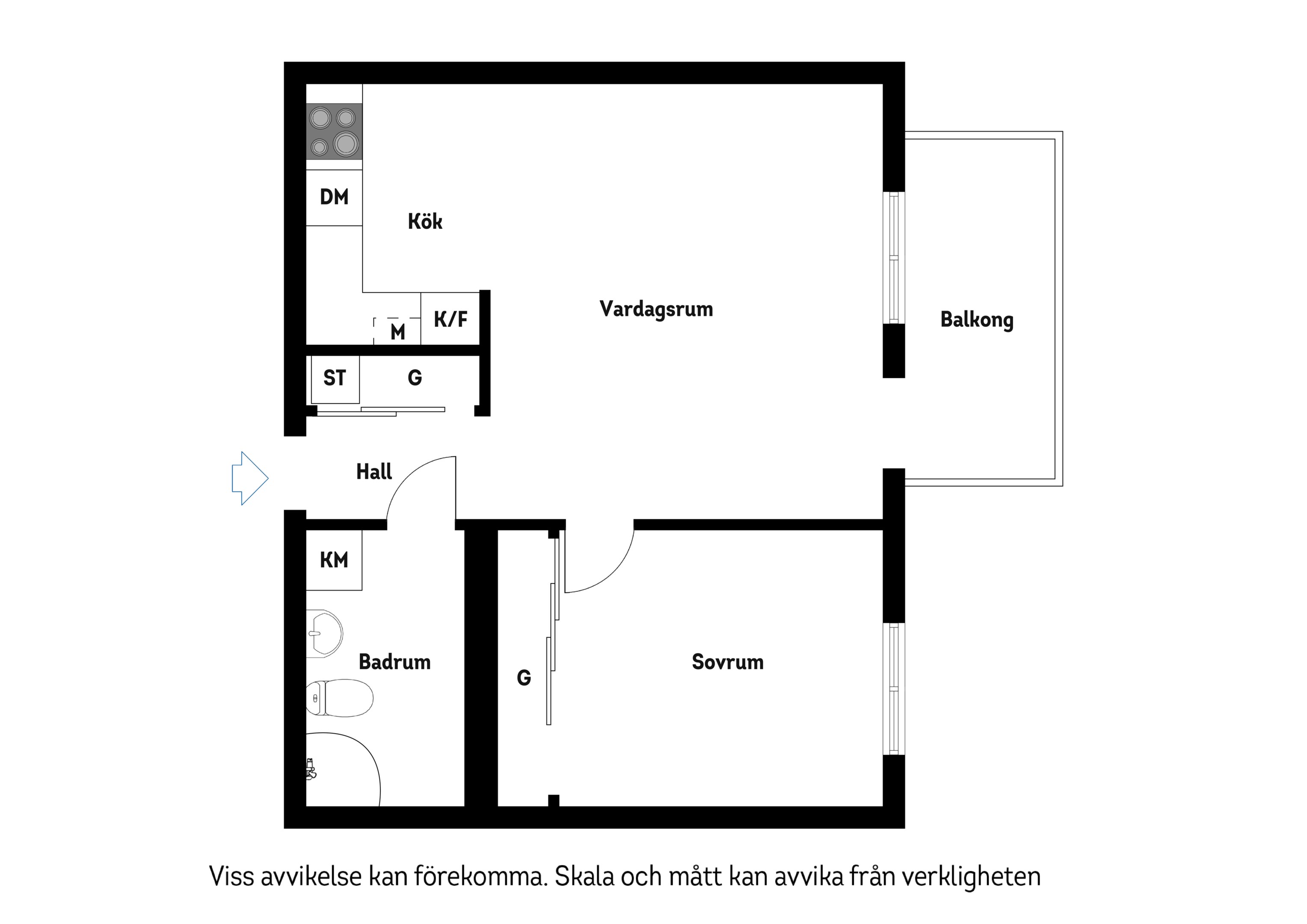 Bostadsbild från Fridensborgsvägen 157, Kommande i Järvastaden, Solna