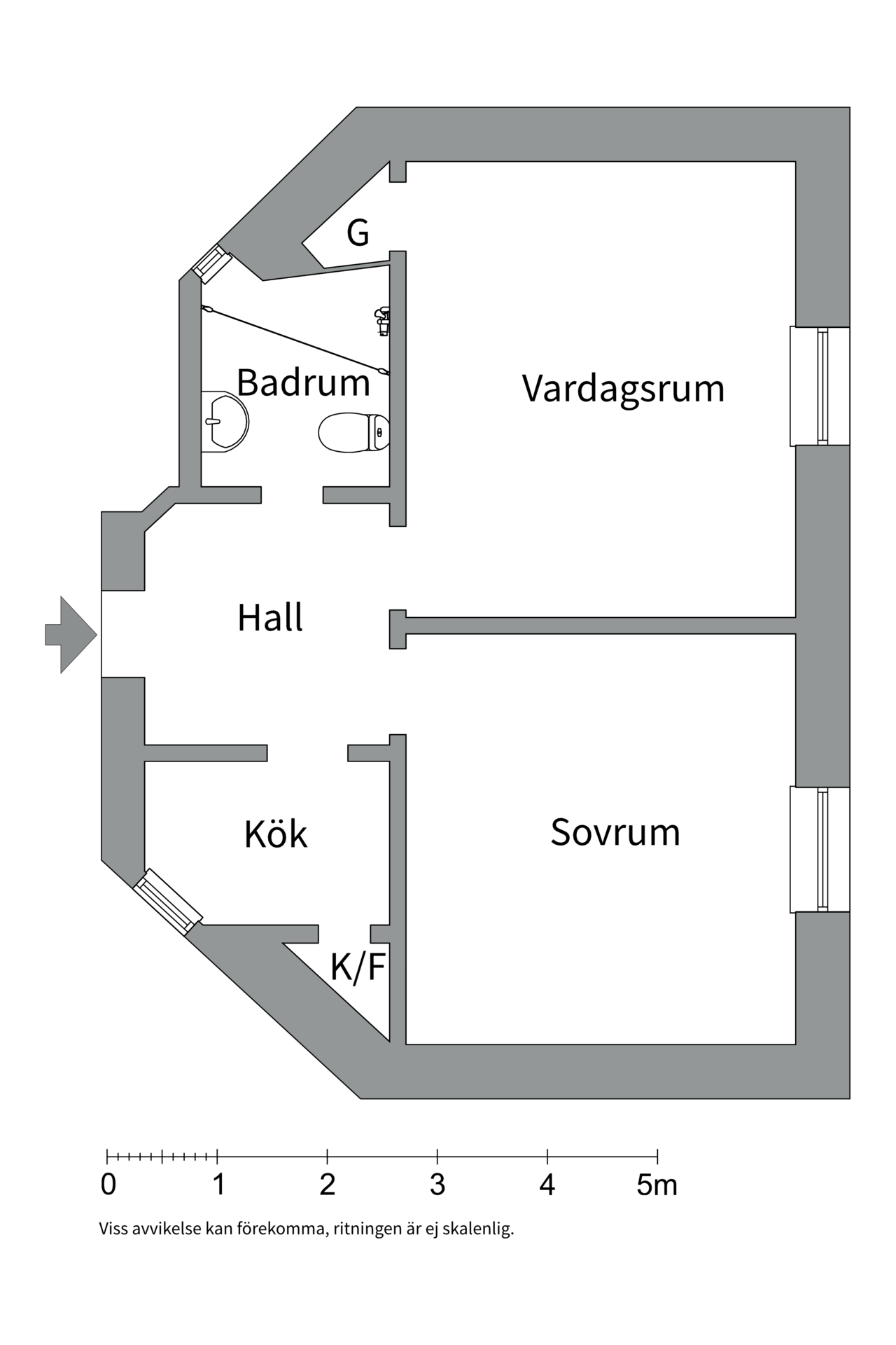 Bostadsbild från Roslagsgatan 12, Kommande i Vasastan, Stockholm