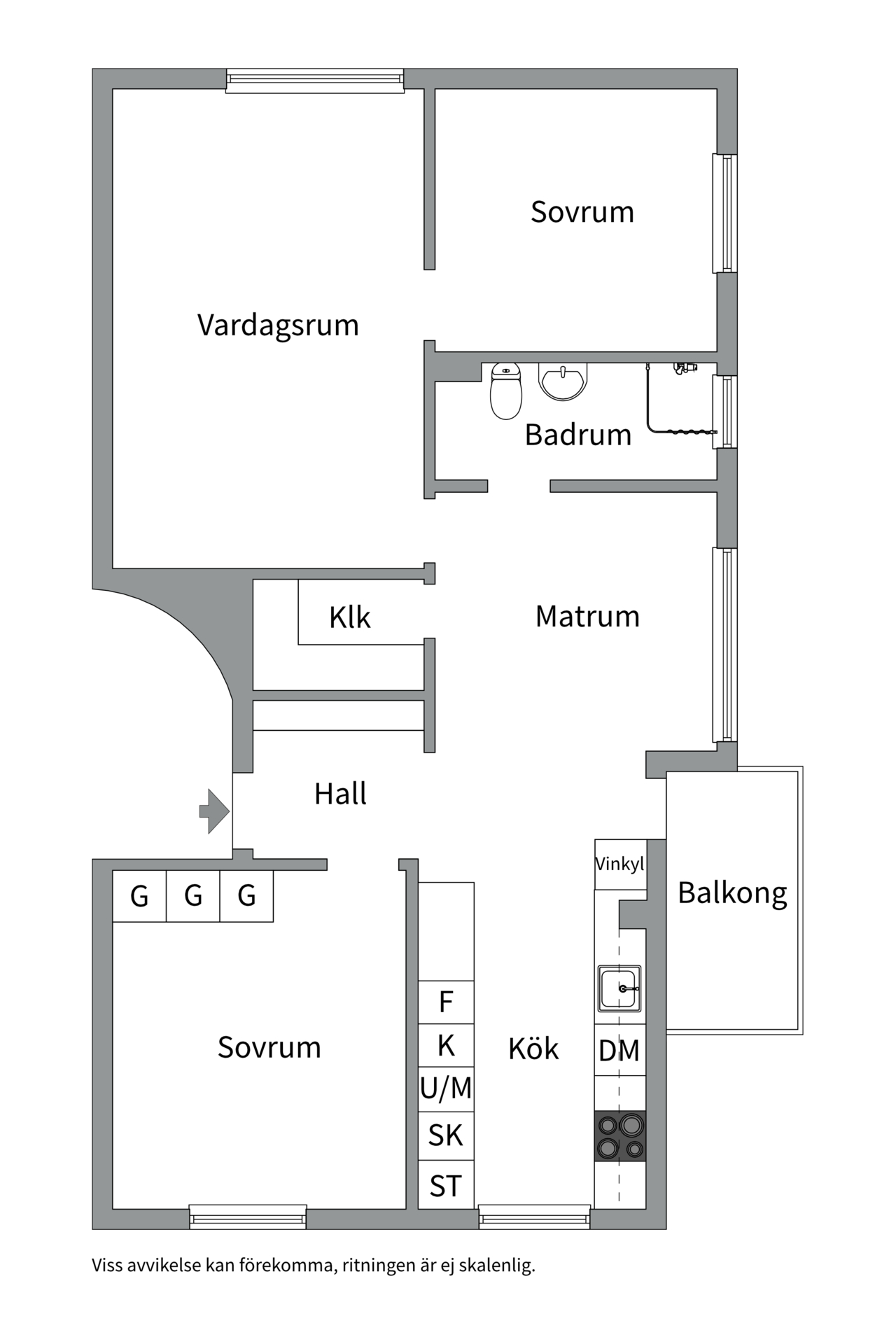Bostadsbild från Ringgatan 45A, Kommande i Luthagen, Uppsala