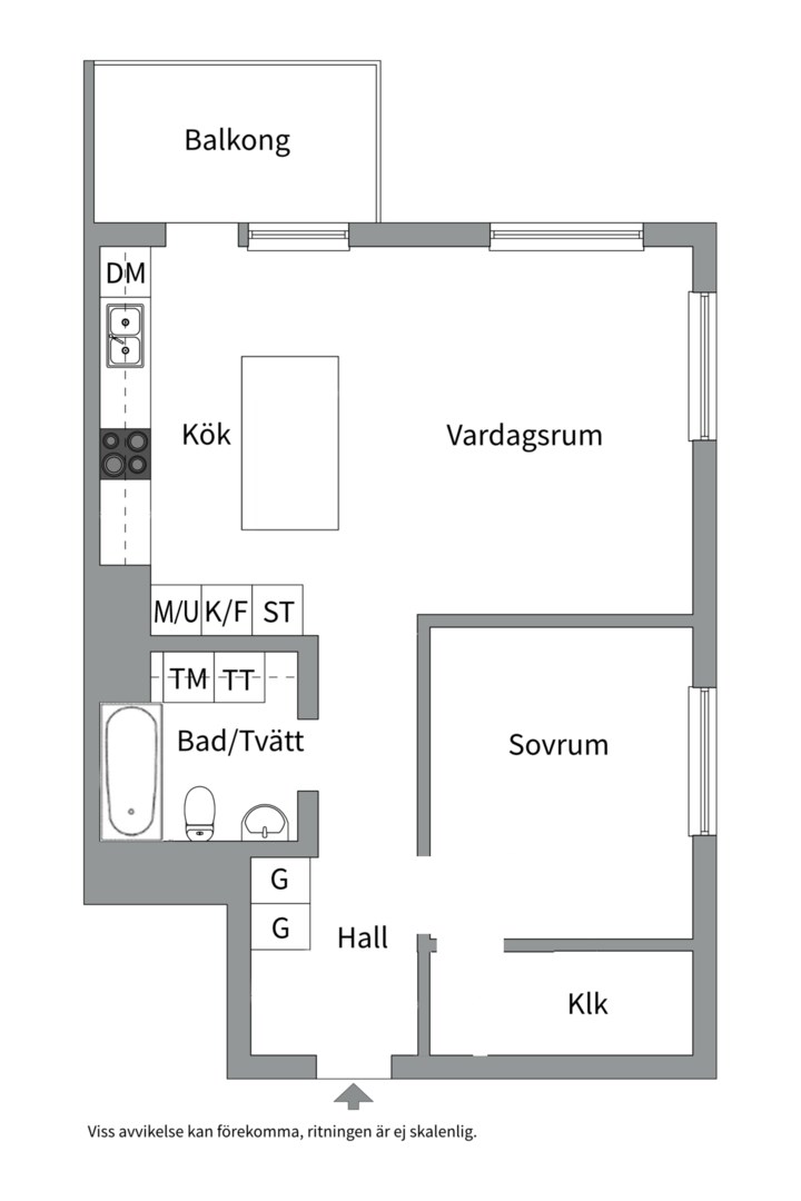 Planlösning från Ekuddsvägen 6, Såld i Ekudden, Nacka