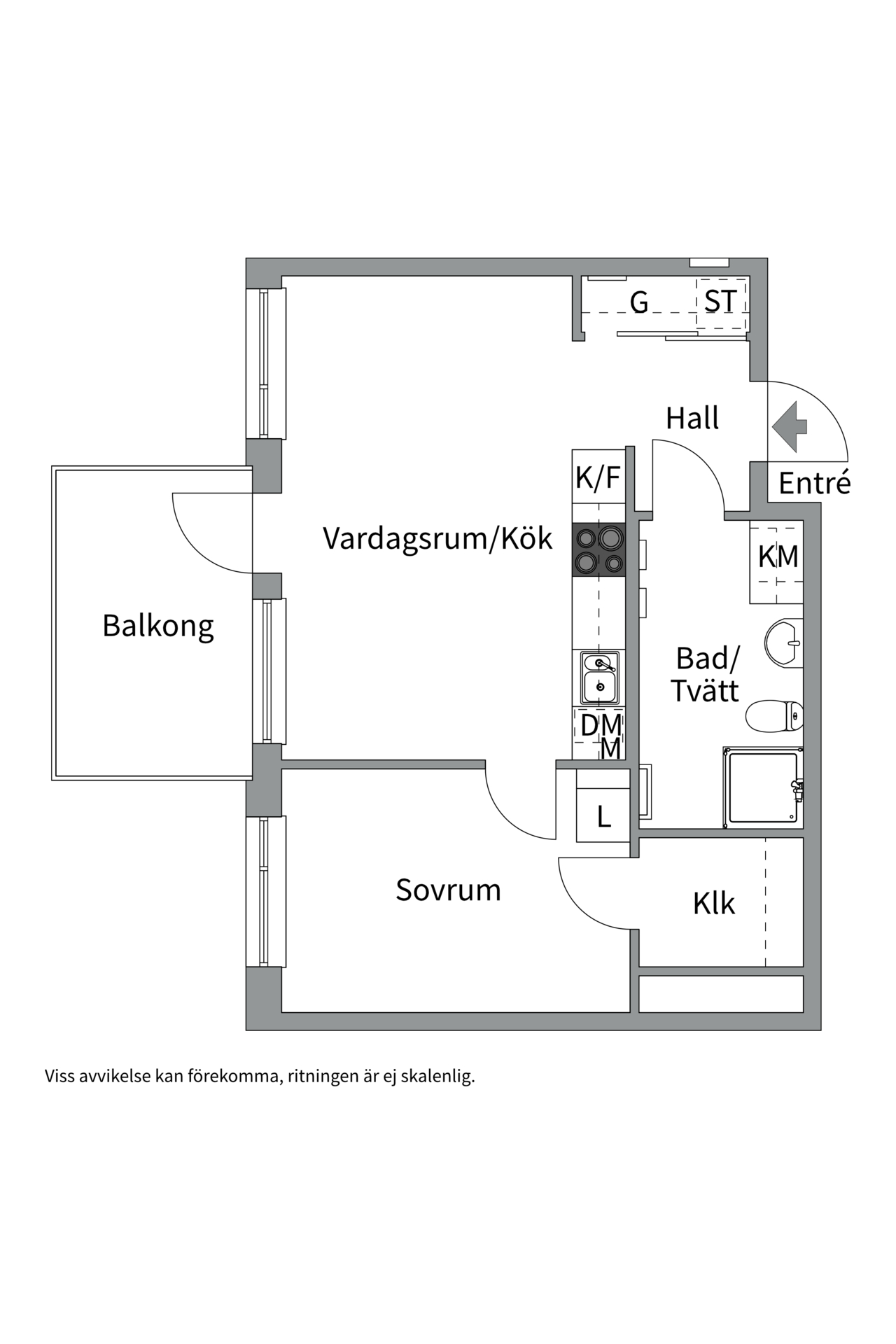 Bostadsbild från Otto Myrbergs väg 2C, Till salu i Rickomberga, Uppsala