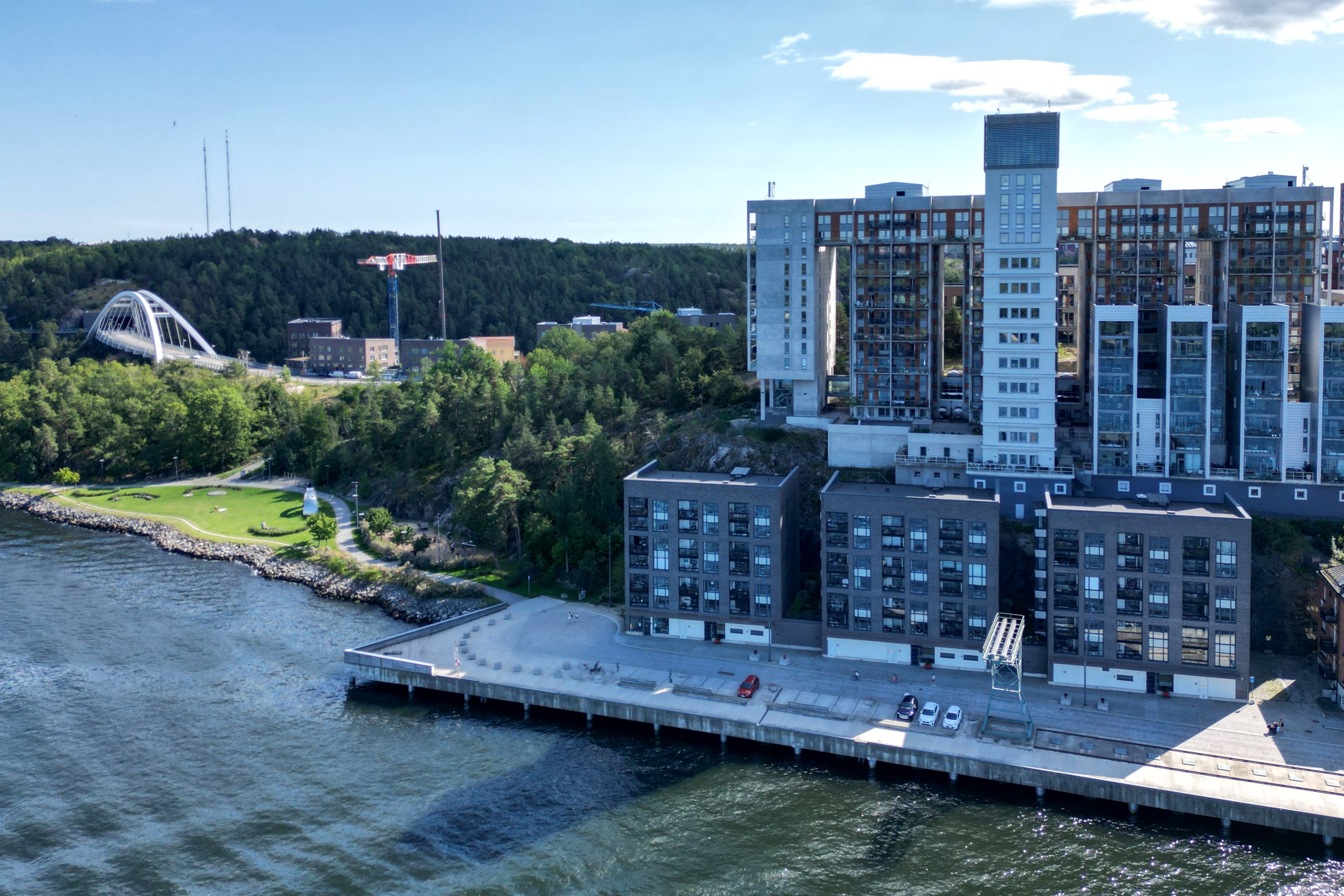 Bostadsbild från Siloplatsen 8, Kommande i Kvarnholmen, Nacka