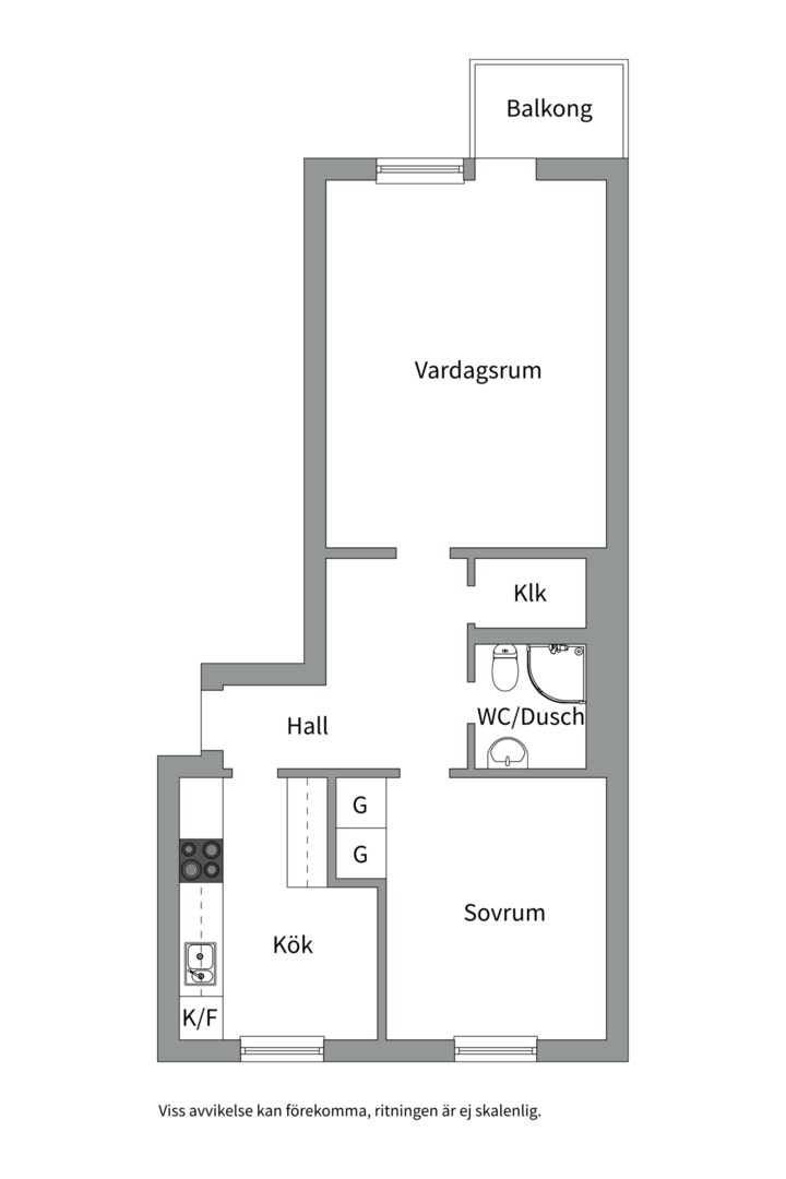 Planlösning från Norbyvägen 77D, Till salu i Sommarro, Uppsala
