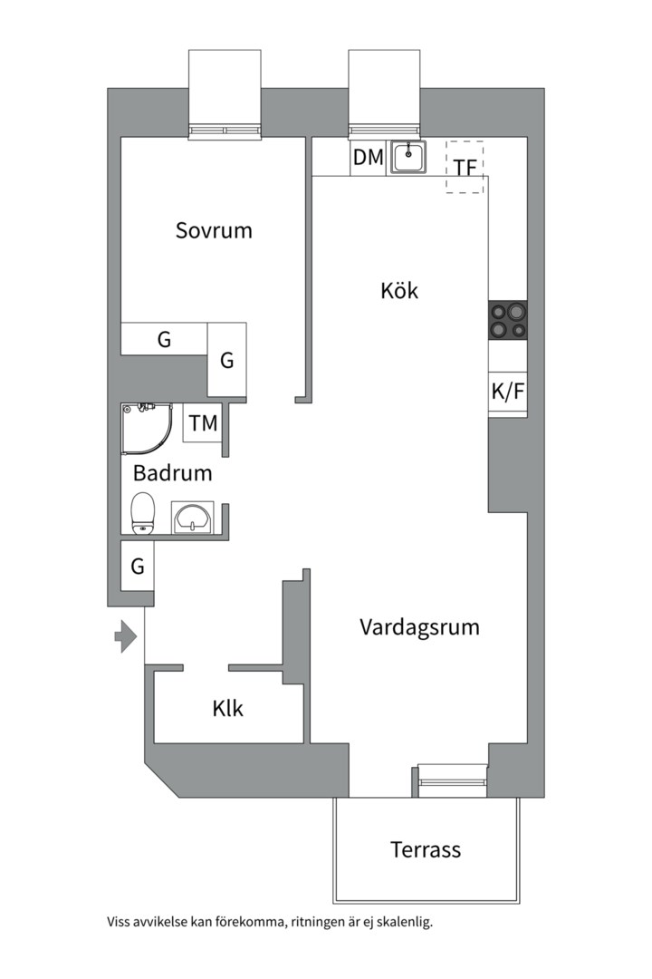 Planlösning från Västmannagatan 35, Såld i Vasastan - Odenplan, Stockholm