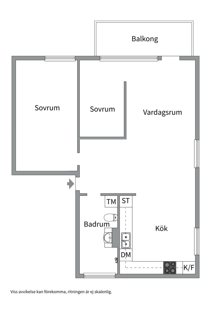 Planlösning från Ljuskärrsvägen 62, Till salu i Ljuskärrsberget - Saltsjöbaden, Nacka