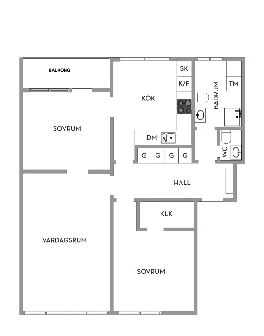 Planlösning från Henriksdalsringen 39, Såld i Henriksdalsberget, Nacka