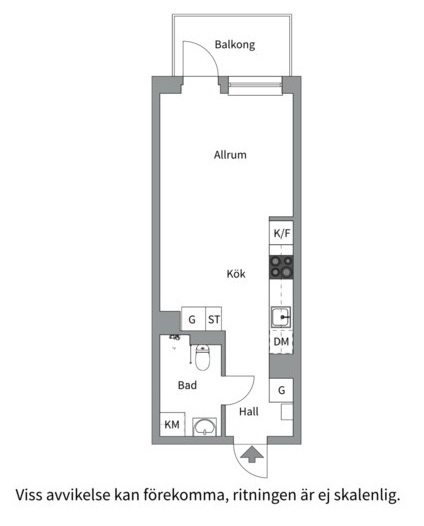 Planlösning från Göte Turessons väg 7B, Till salu i Ultuna, Uppsala