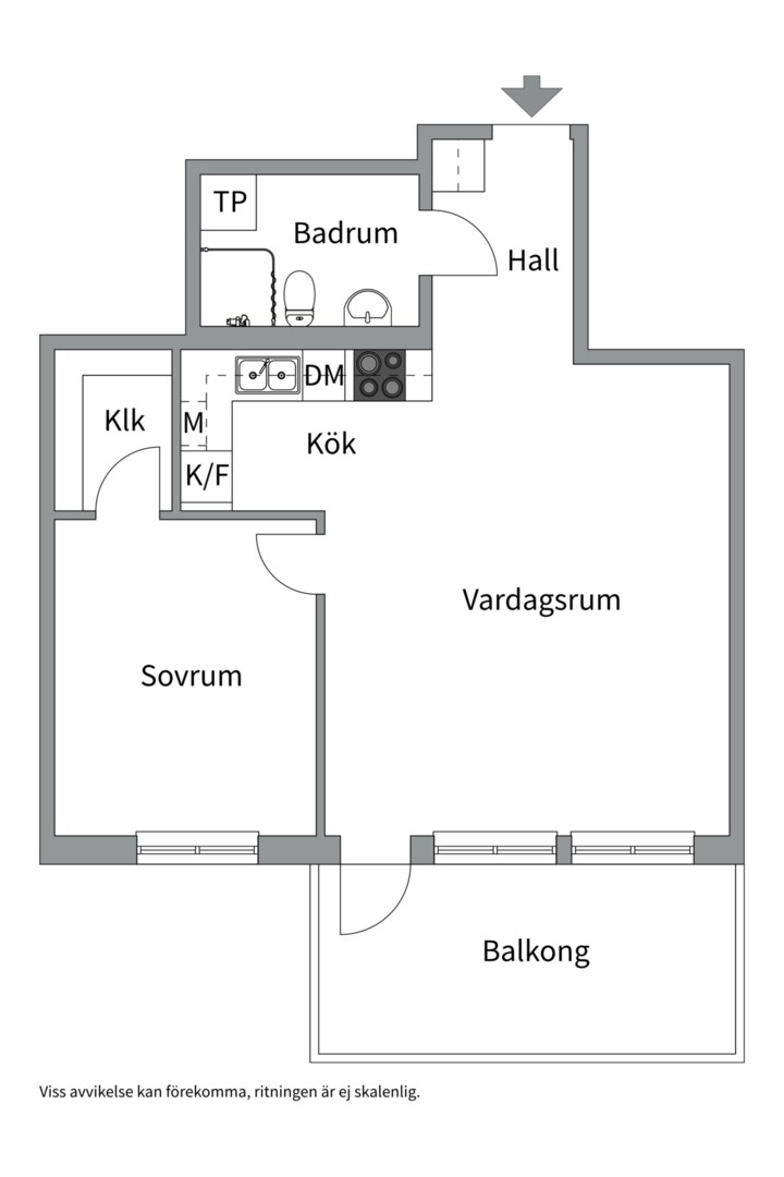 Planlösning från Fålhagsleden 13, Snart till salu i Fålhagen, Uppsala