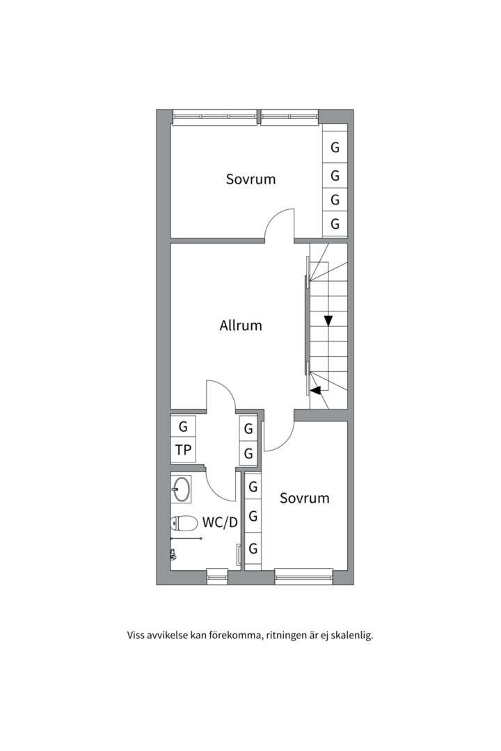 Planlösning från Wilhelm Kåges gata 12B, Till salu i Gustavsbergs - Porslinskvarteren, Värmdö