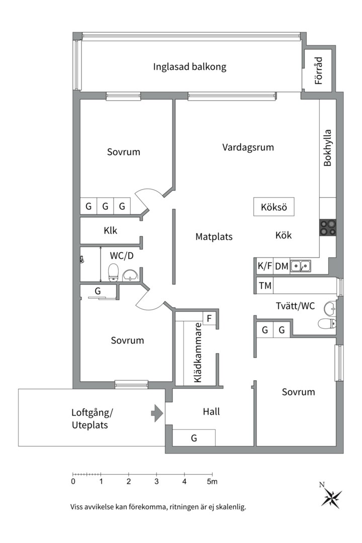Planlösning från Reykjaviksgatan 124, Kommande i Ekeby, Uppsala