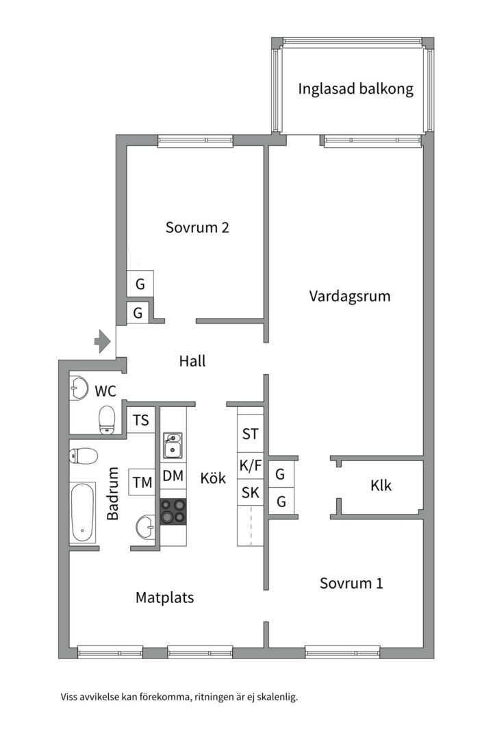 Planlösning från Bellmansgatan 150, Till salu i Bellman, Uppsala