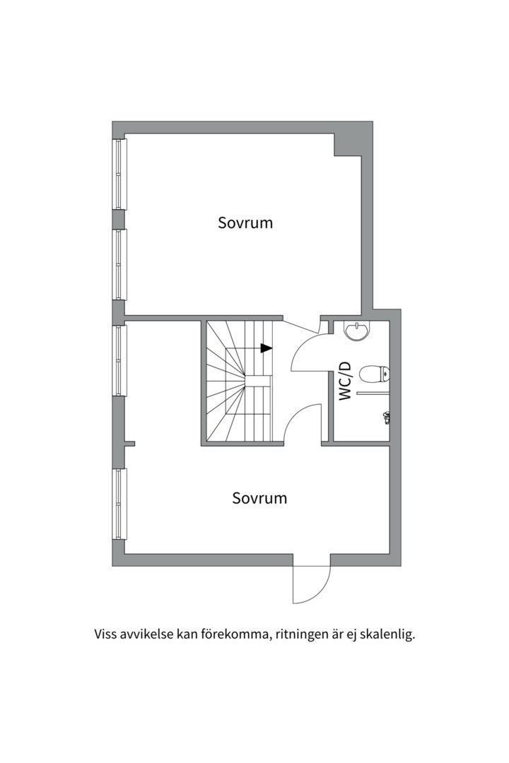 Planlösning från Kantatvägen 5, Till salu i Nacka Forum, Nacka