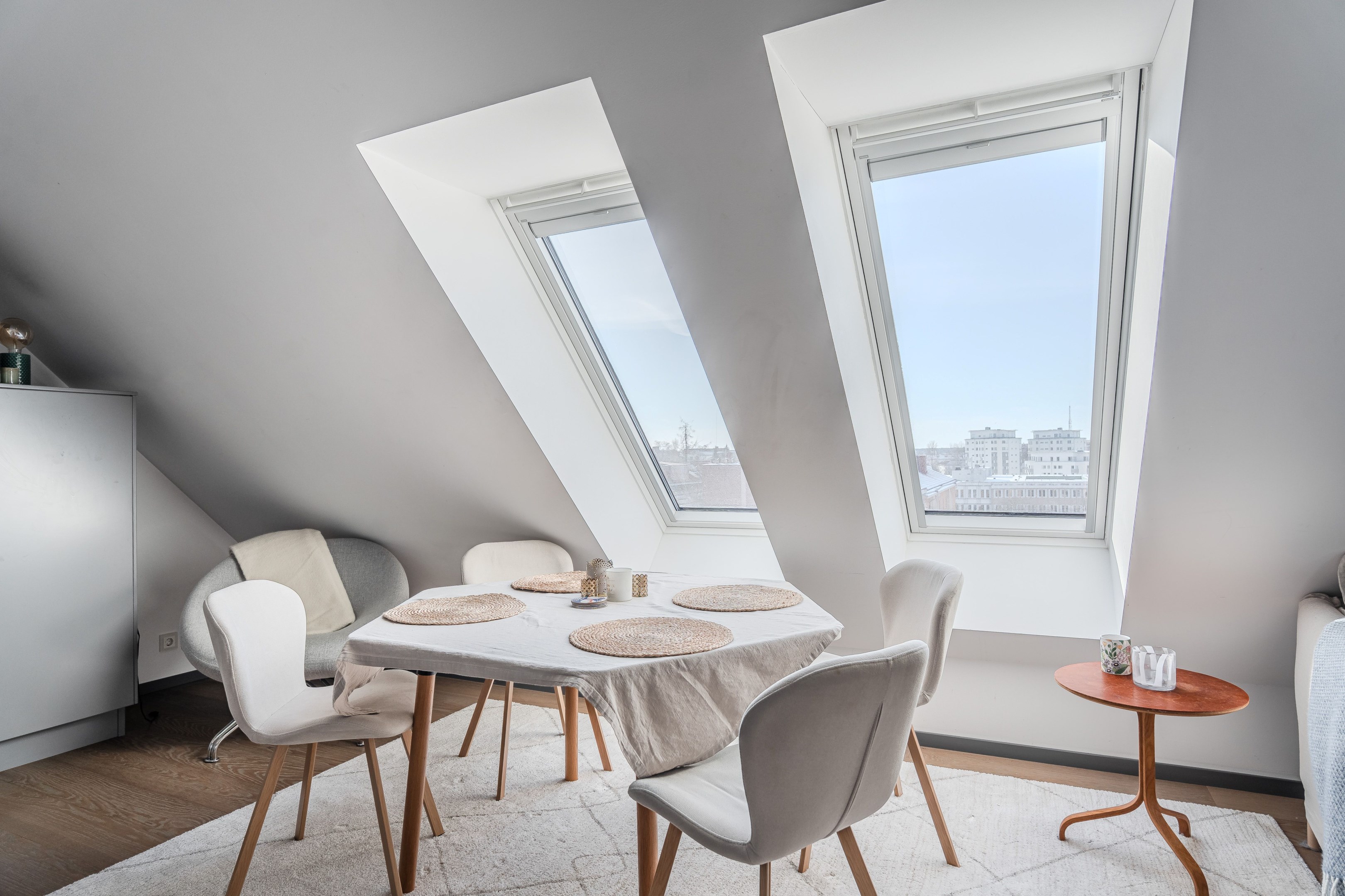 Bostadsbild från Gluntens gränd 1, Kommande i Främre Luthagen, Uppsala