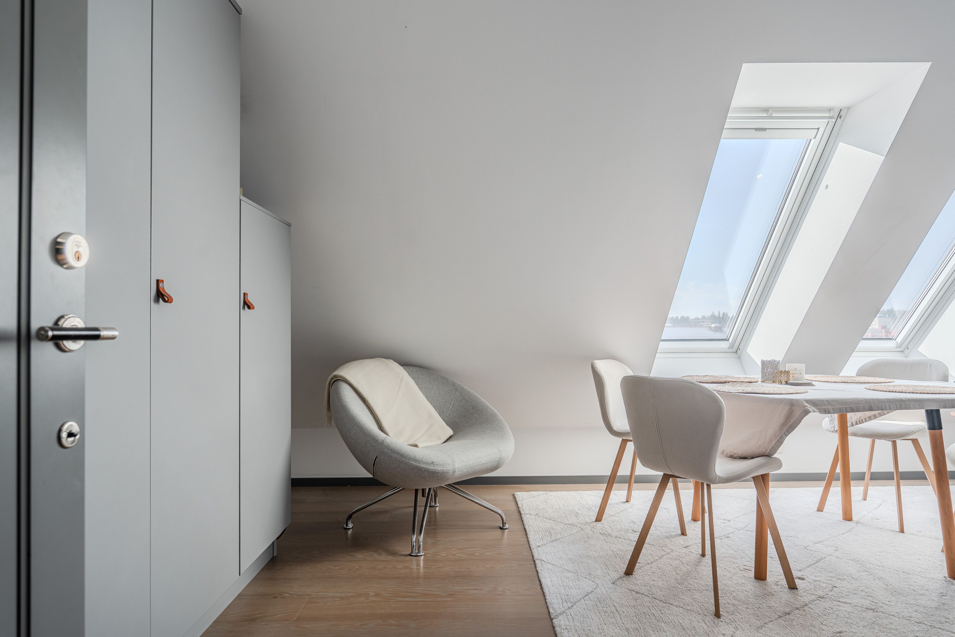 Bostadsbild från Gluntens gränd 1, Kommande i Främre Luthagen, Uppsala