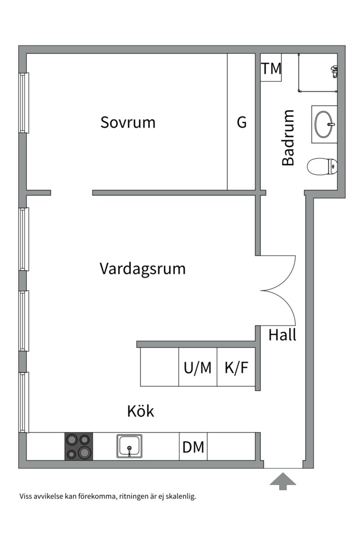Planlösning från Hjärnegatan 2, Kommande i Kungsholmen - Nedre Kungsholmen, Stockholm