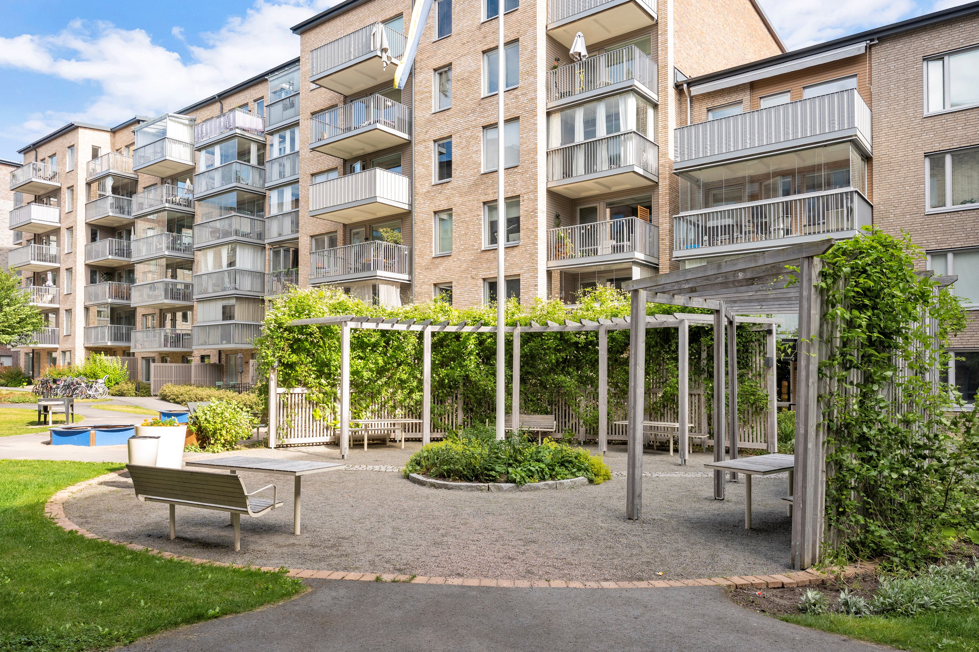 Bostadsbild från Otto Myrbergs väg 2C, Kommande i Rickomberga/Luthagen, Uppsala