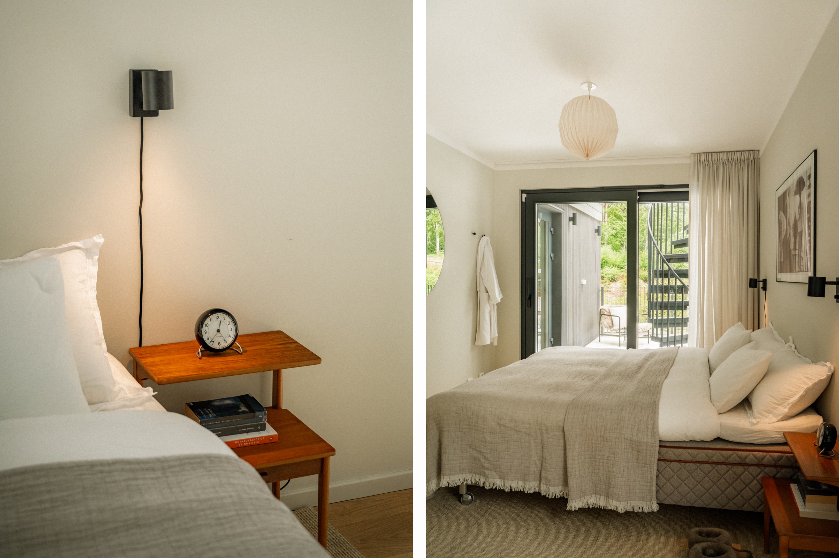 Master bedroom med walk-in closet