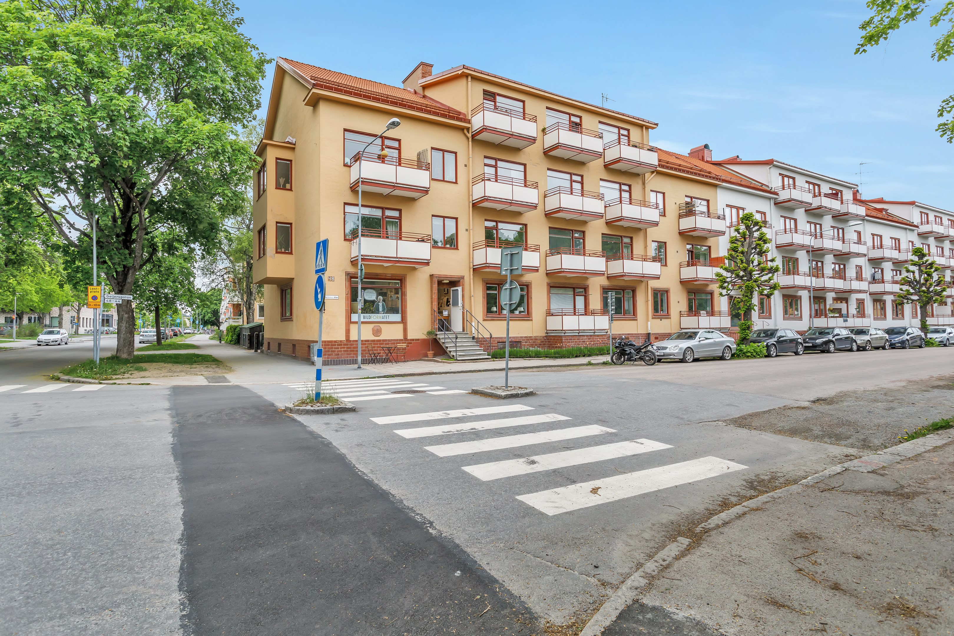 Bostadsbild från Geijersgatan 48A, Kommande i Luthagen, Uppsala