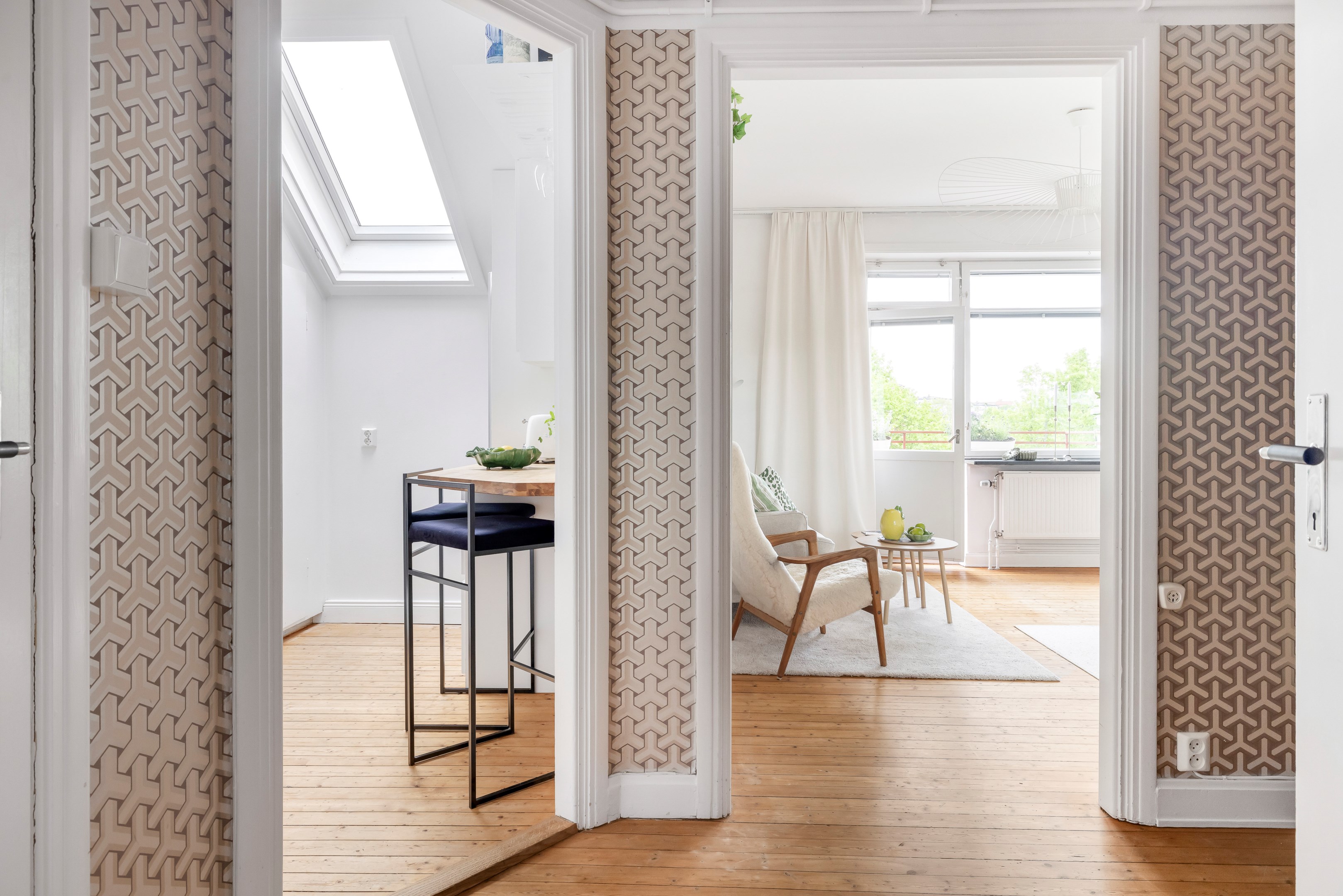 Bostadsbild från Geijersgatan 48A, Kommande i Luthagen, Uppsala