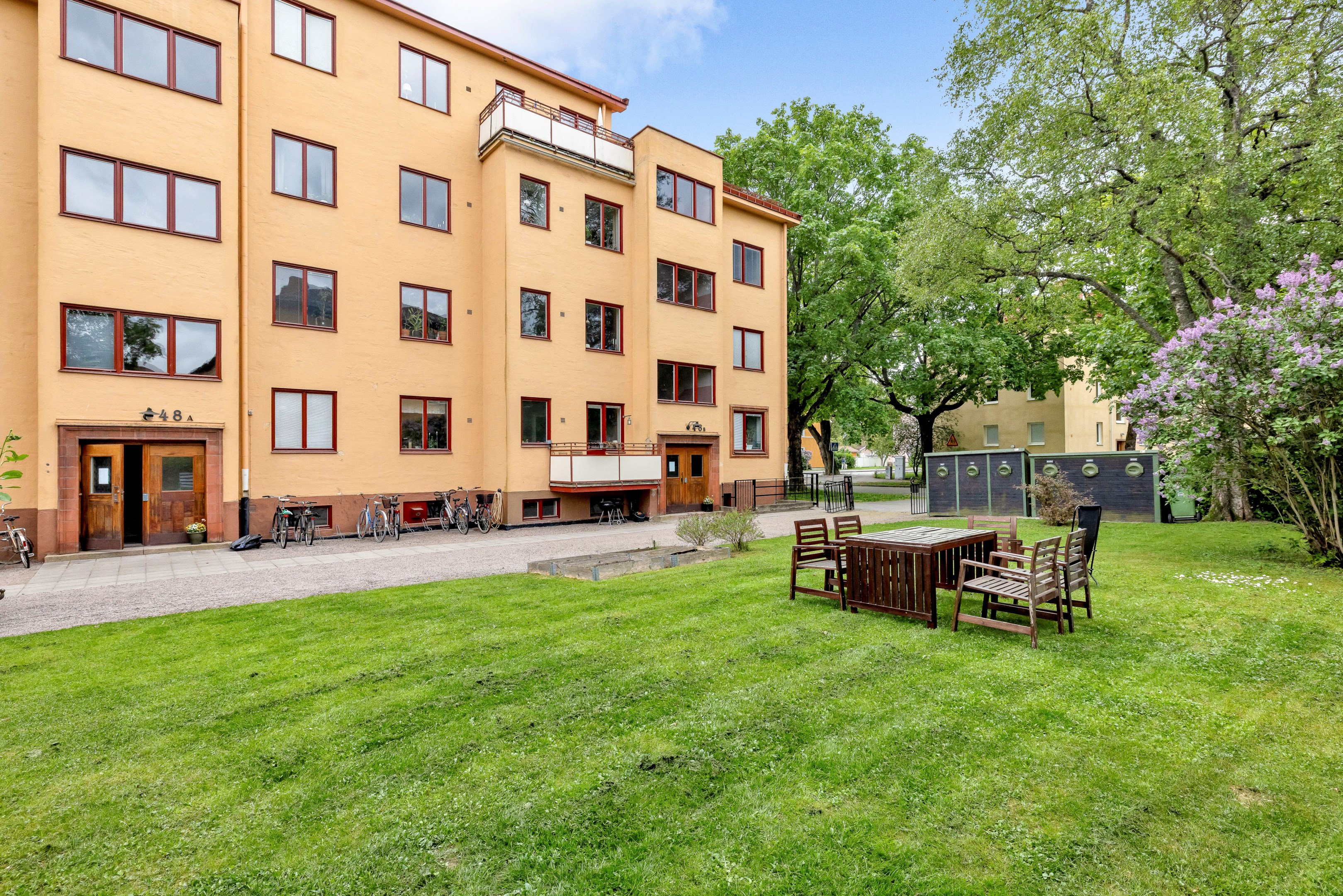 Bostadsbild från Geijersgatan 48A, Kommande i Luthagen, Uppsala