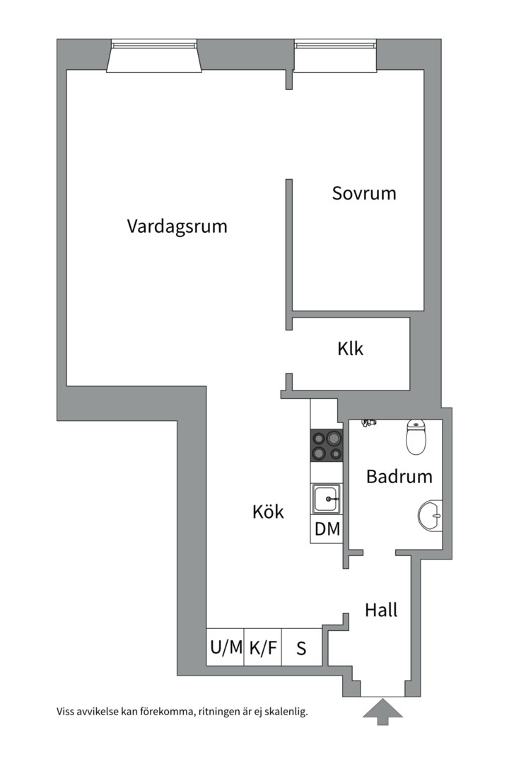 Planlösning från Fridhemsgatan 14A, Kommande i Kungsholmen, Stockholm