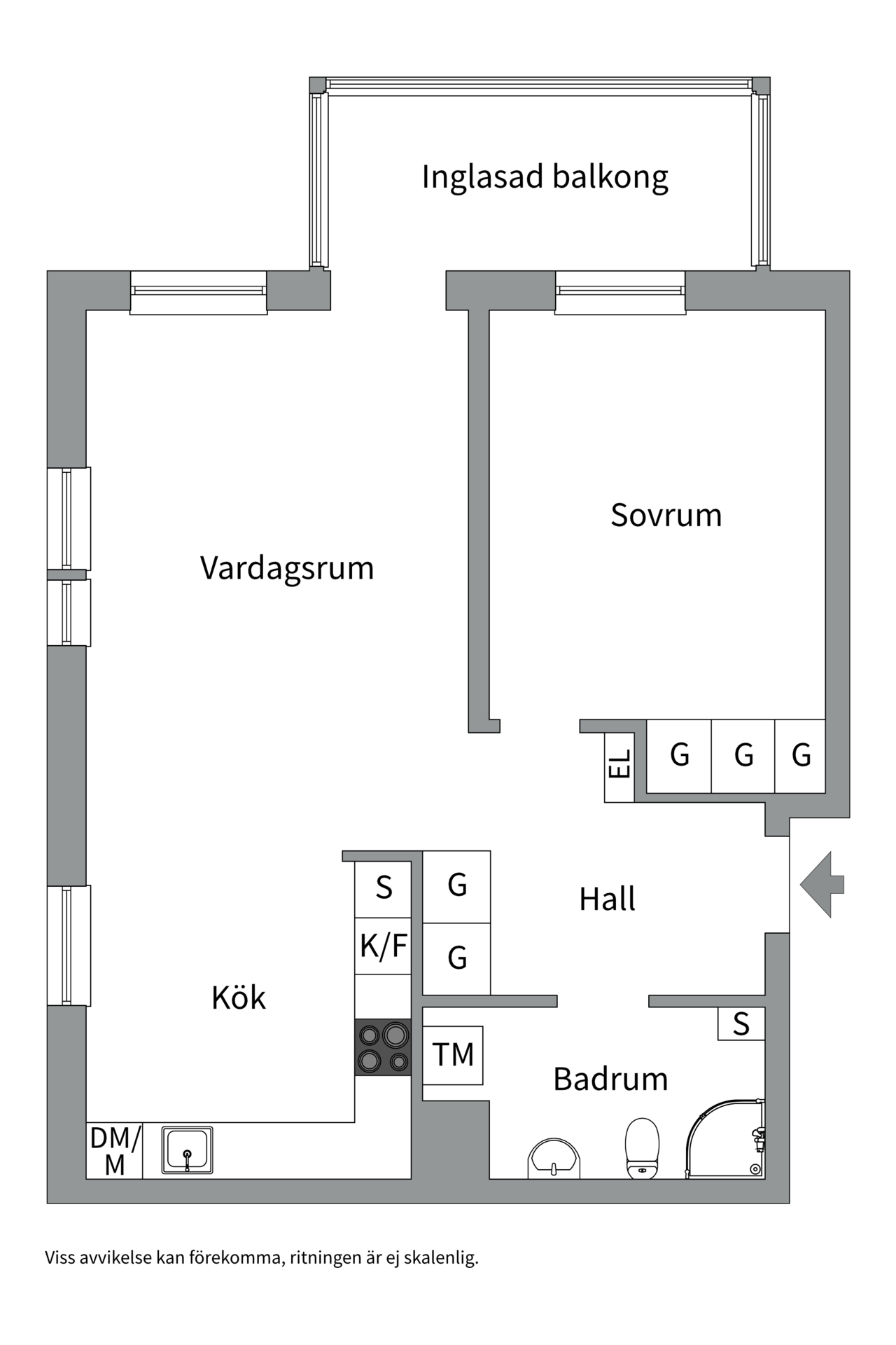 Bostadsbild från Nybohovsbacken 68, 6tr, Till salu i Liljeholmen - Liljeholmskajen, Stockholm