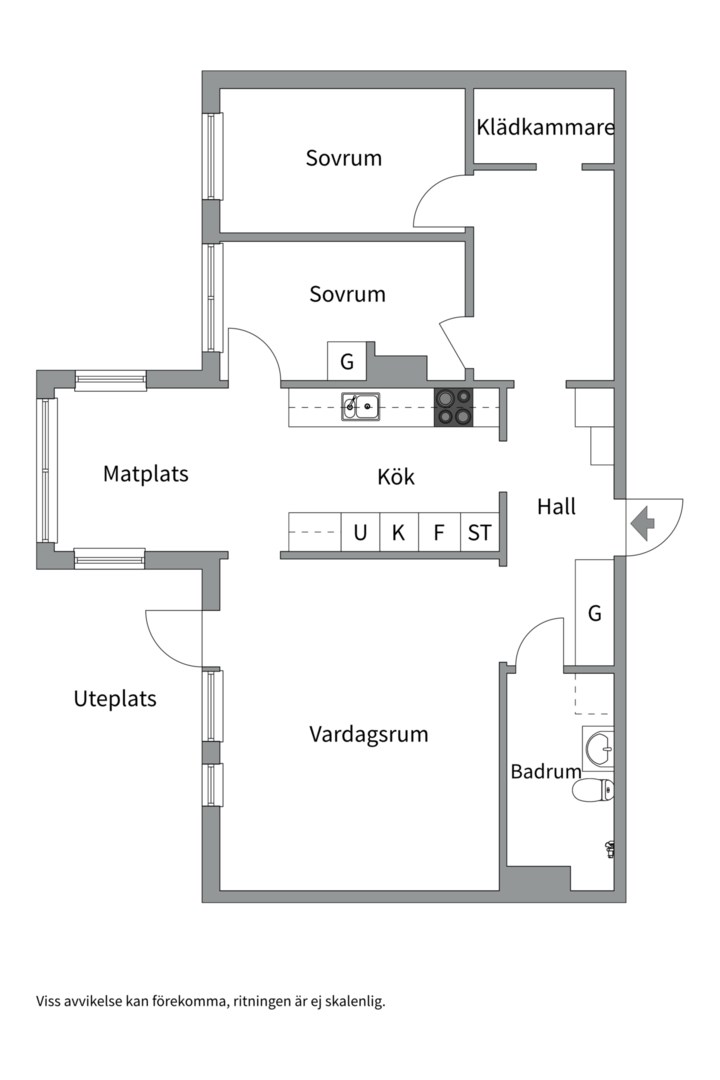 Planlösning från Fyrspannsvägen 68, Till salu i Jarlaberg, Nacka