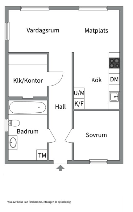 Planlösning från Rödhakevägen 3, Kommande i Gustavsberg - Ösbydalen, Värmdö