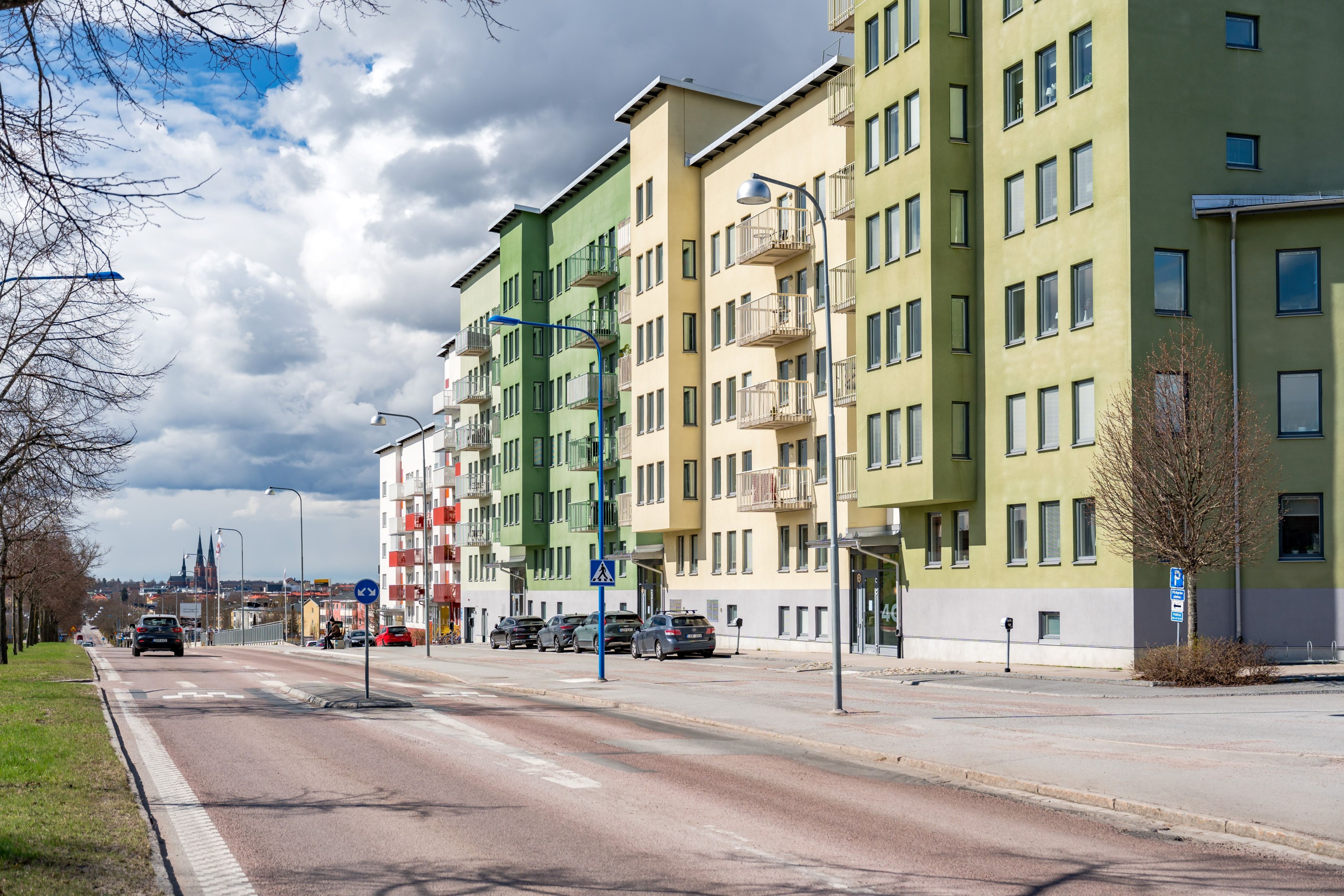 Bostadsbild från Gränbyvägen 4B, Kommande i Gränby backe, Uppsala