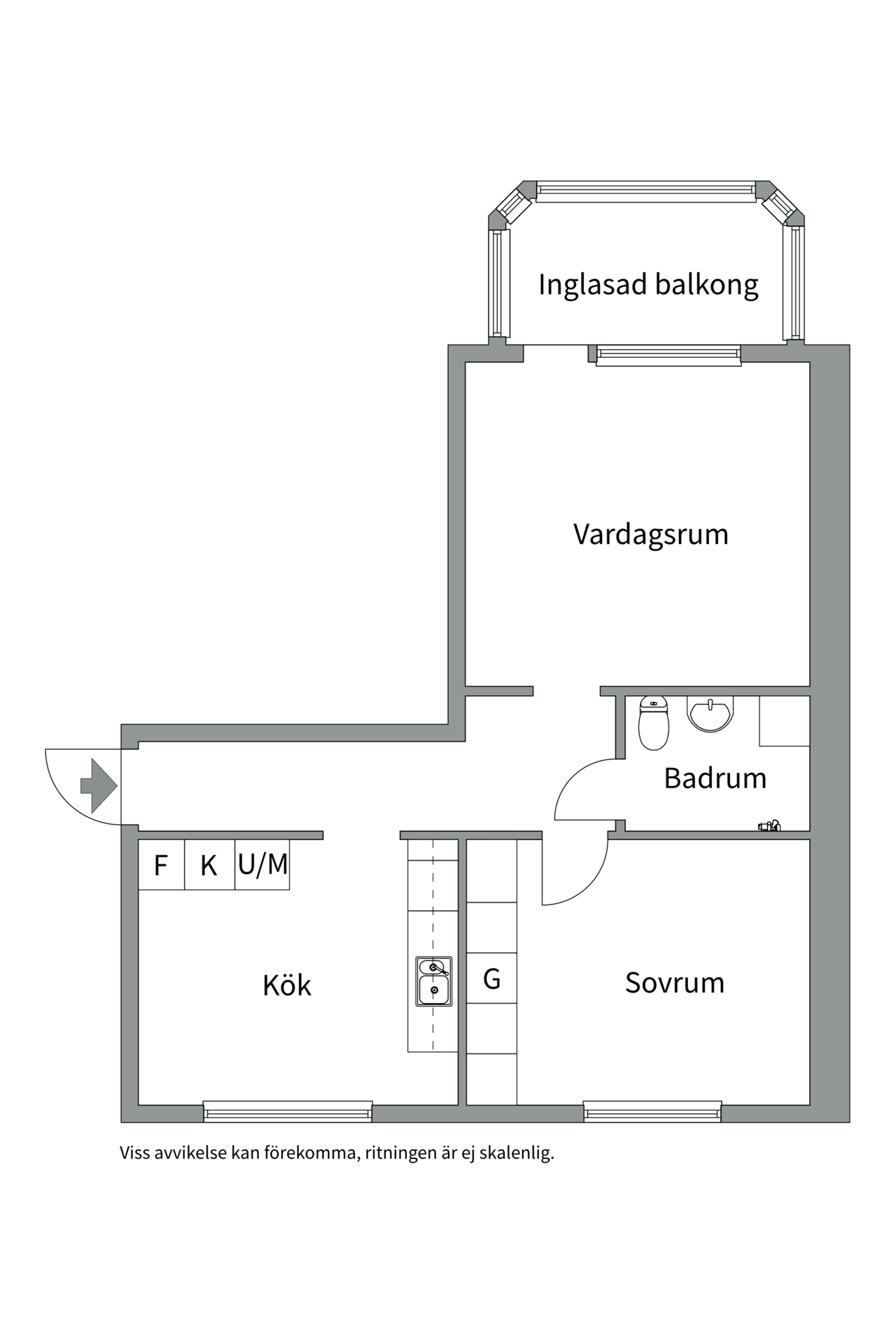 Bostadsbild från Gunnilbogatan 24A, Kommande i Malmaberg, Västerås