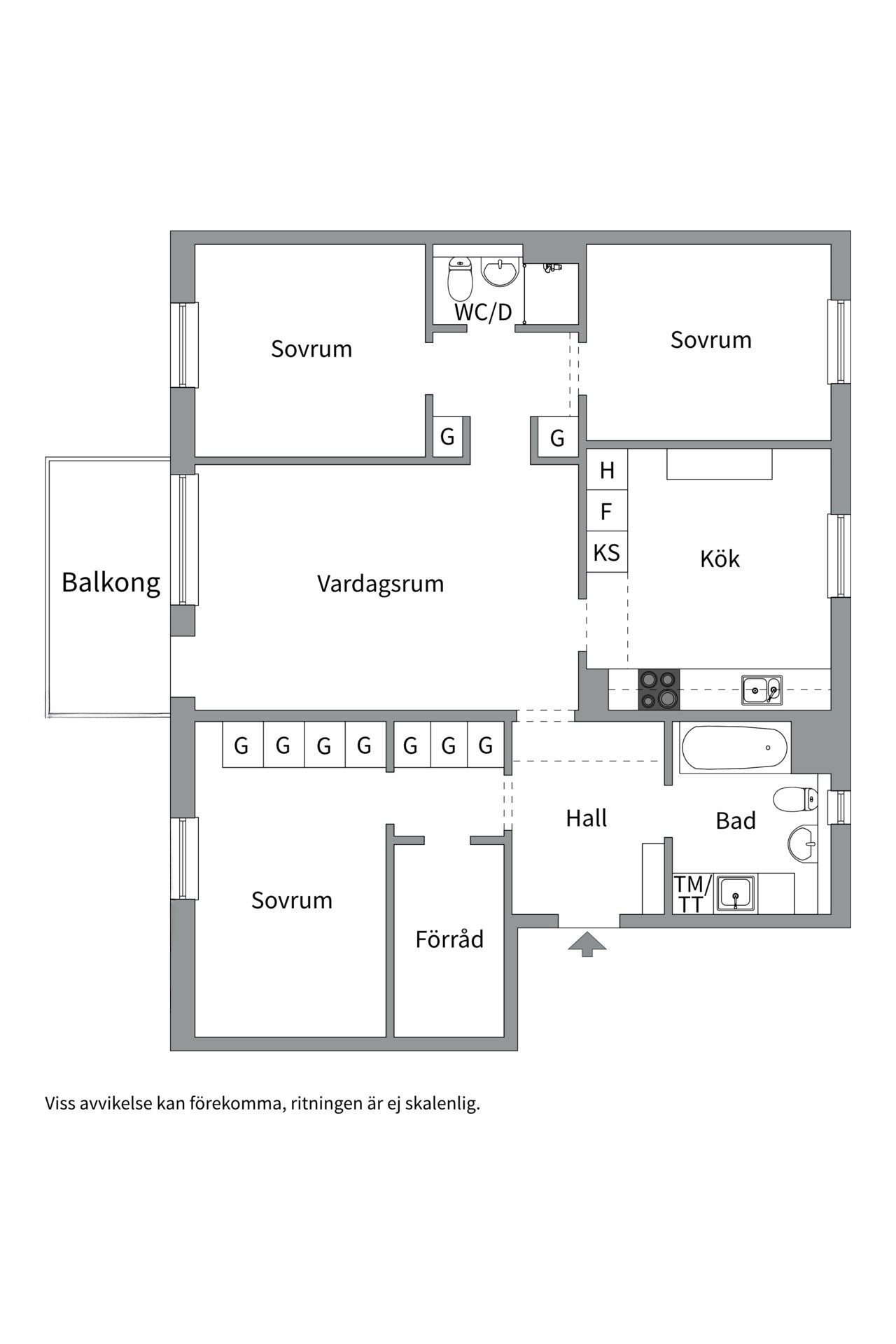 Alternativ planlösning