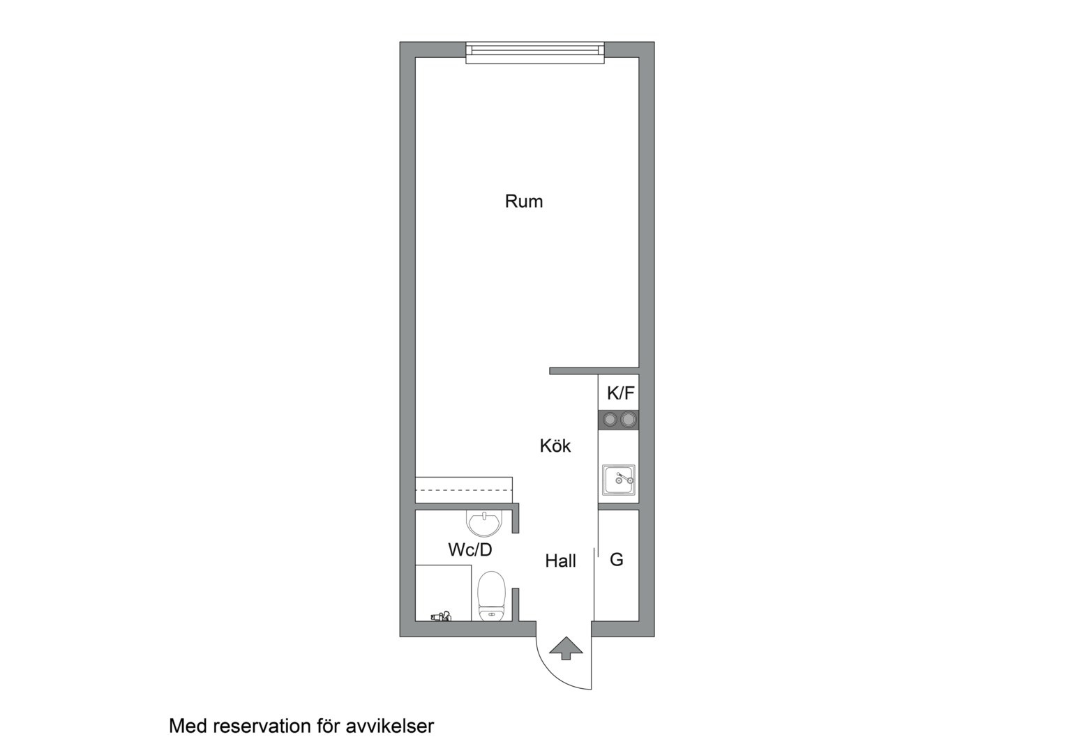 Planlösning från Alpvägen 10, Till salu i Bromma - Mariehäll, Stockholm