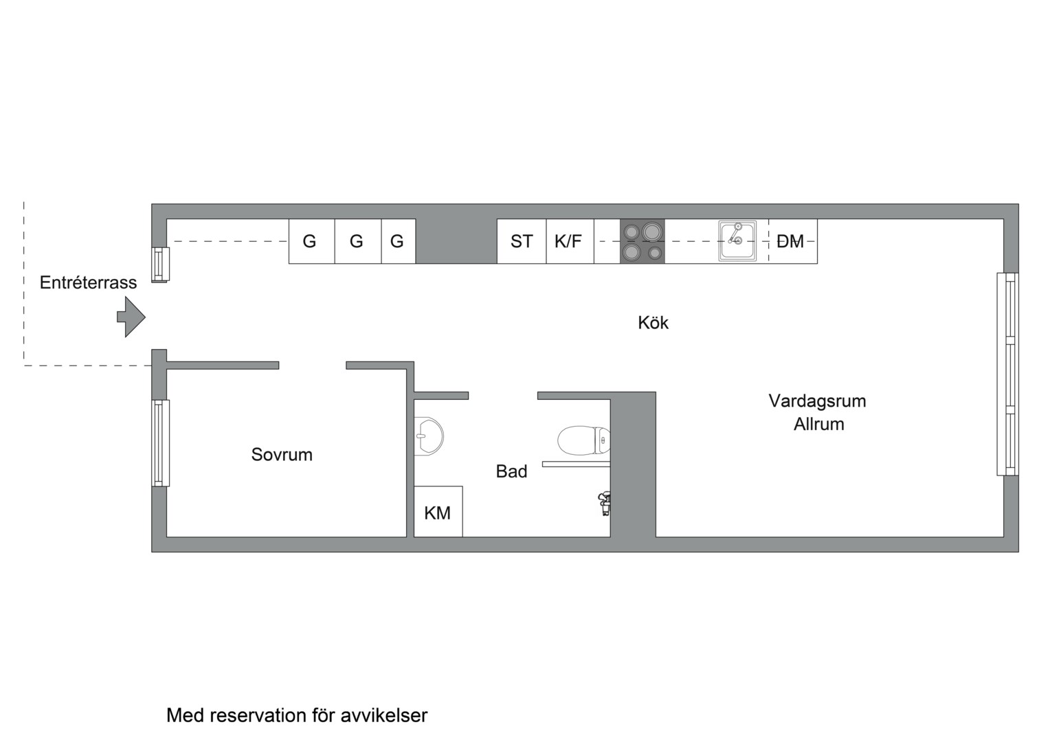Planlösning från Råsundavägen 172, Såld i Råsunda, Solna