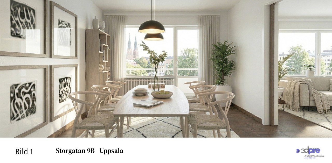 Bostadsbild från Storgatan 9B, Till salu i Höganäs, Uppsala